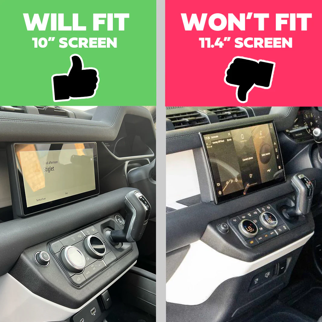 10" to 13.1" Infotainment Screen Kit for Land Rover Defender L663 (Brackets + Wiring Loom) - Image 9