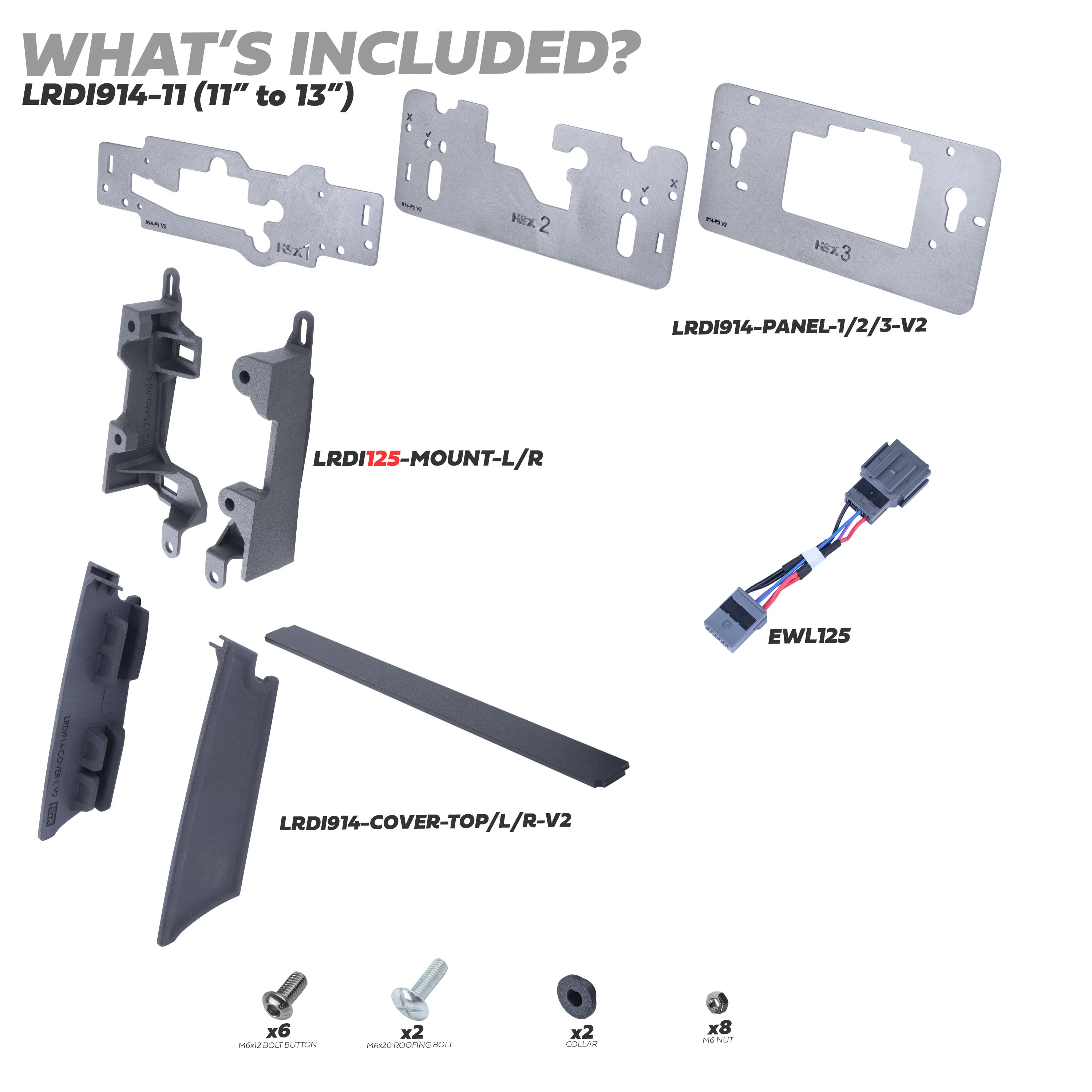 11.4" to 13.1" Infotainment Screen Kit for Land Rover Defender L663 (Brackets + Wiring Loom) - Image 4