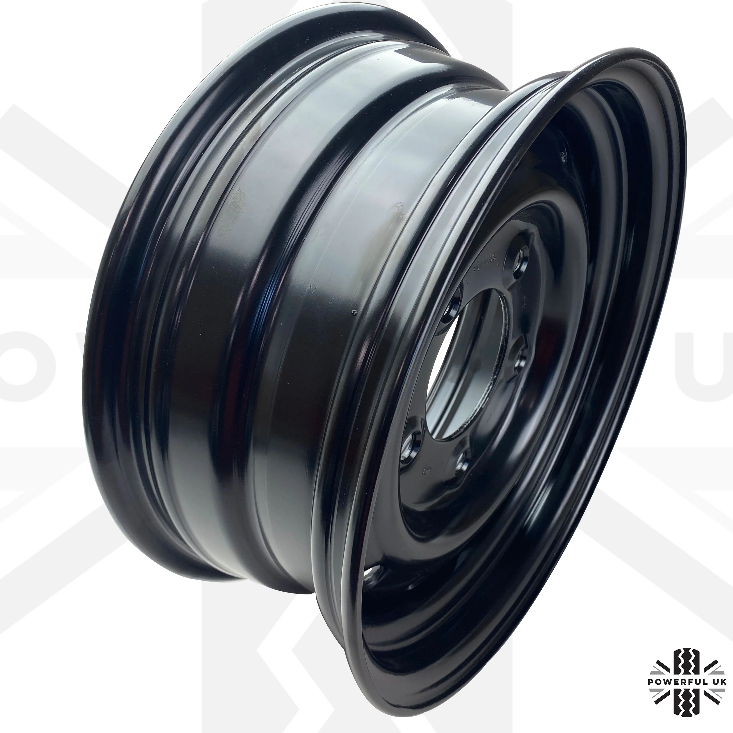 16" Heavy Duty Steel Wheels - Primer - Set of 4 for Classic Land Rover Defender - Image 6