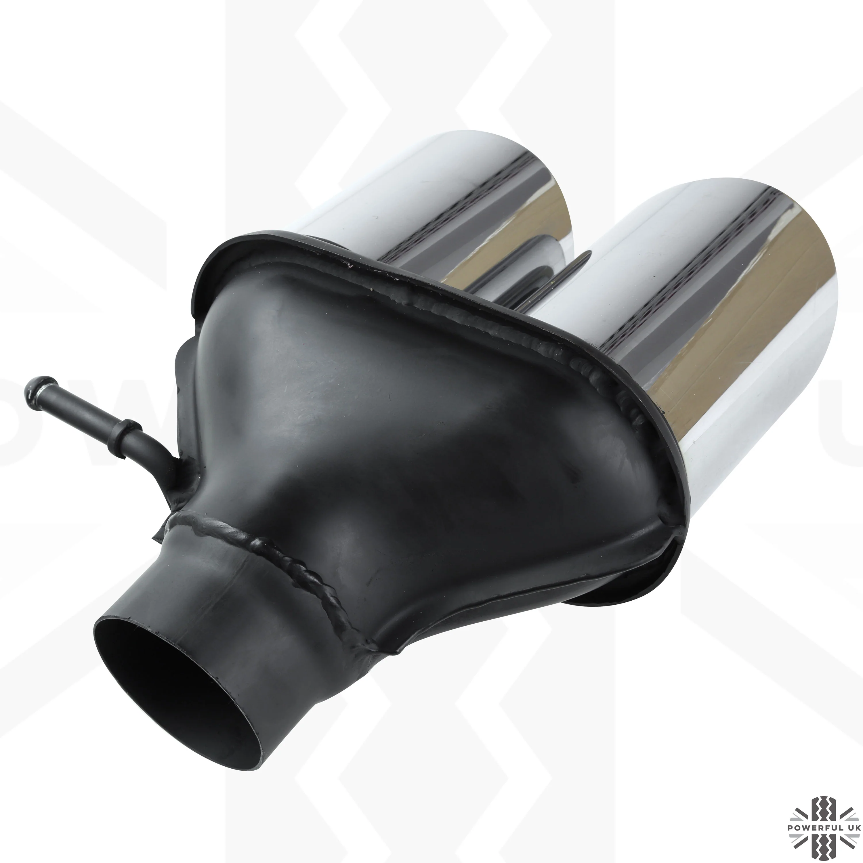 '2015 SVR' Style Exhaust Conversion Finishers for Range Rover Sport L494 2014-17 - Stainless - Image 4