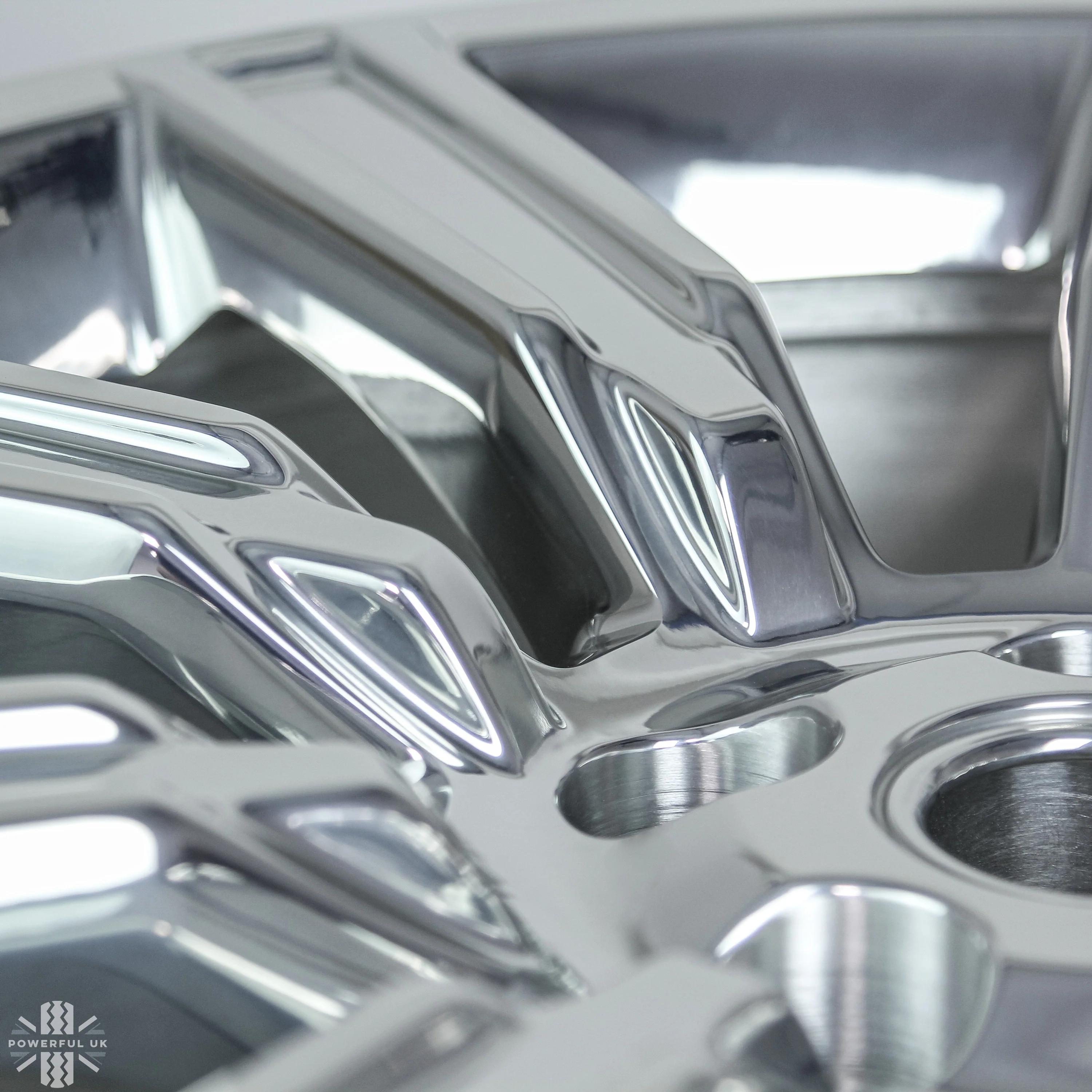 21" Forged Machine Polished Alloy Wheels - Set of 4 for Range Rover Sport L494 Genuine - Image 4
