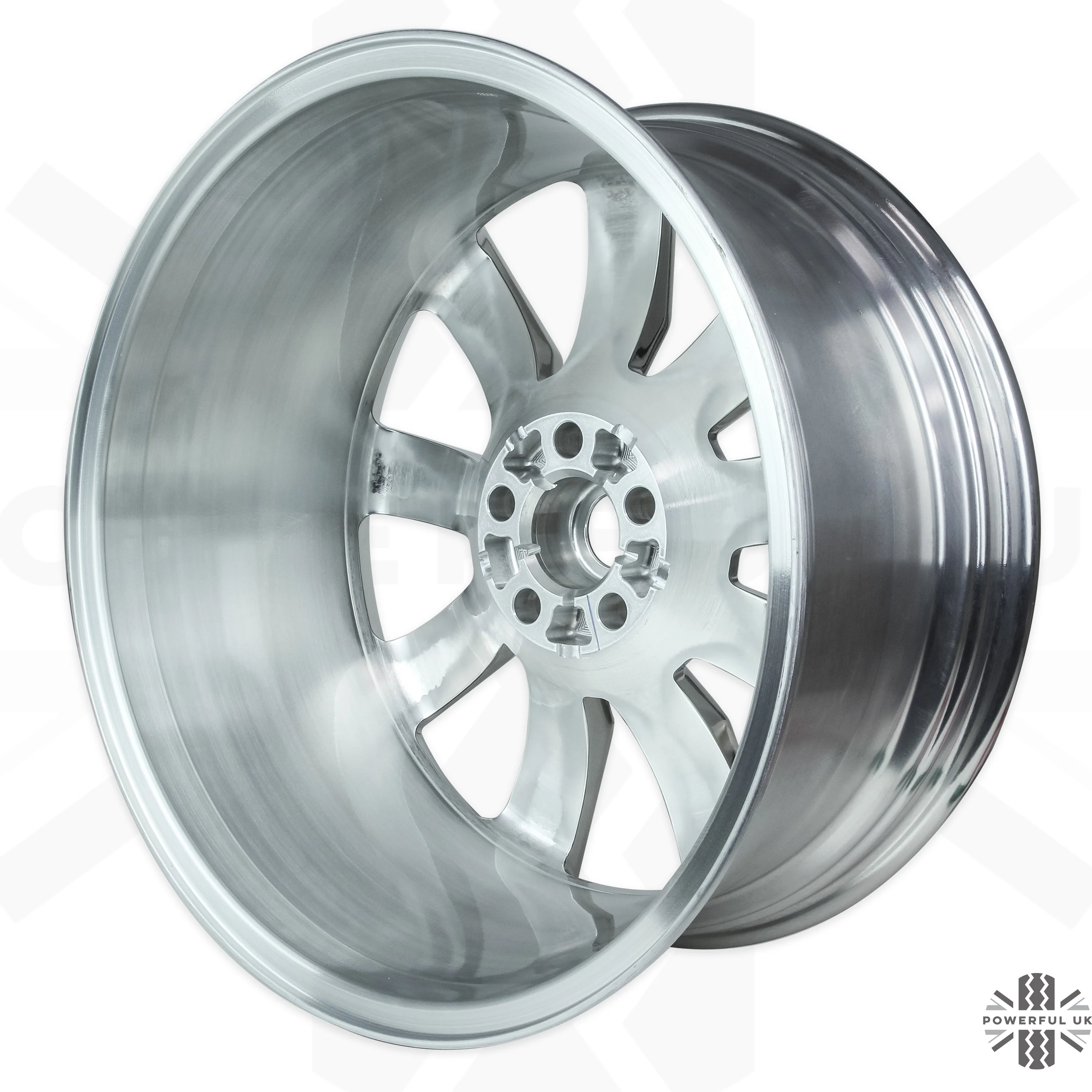 21" Forged Machine Polished Alloy Wheels - Set of 4 for Range Rover Sport L494 Genuine - Image 8