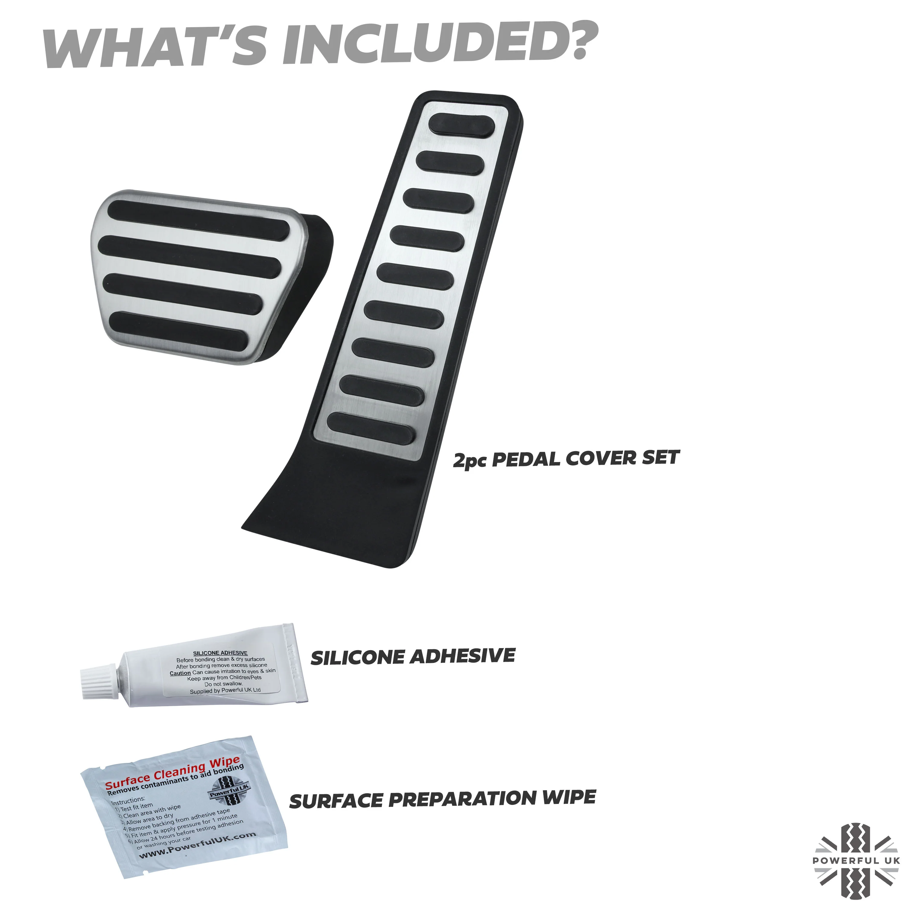 2pc Pedal Cover Kit for Range Rover L322 - Image 5