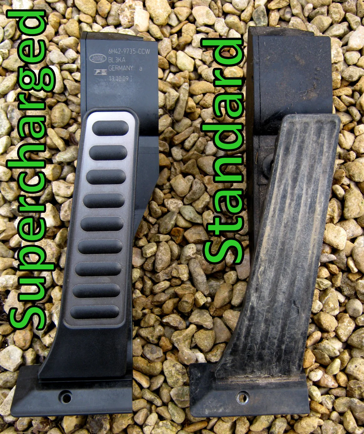 2pc Pedal Cover Kit for Range Rover L322 - Image 7