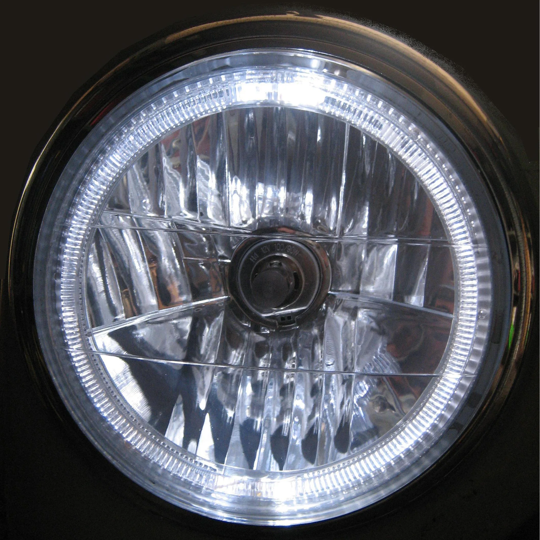 7" Headlights (Pair) with Angel Eye for Range Rover Classic - RHD - Image 2