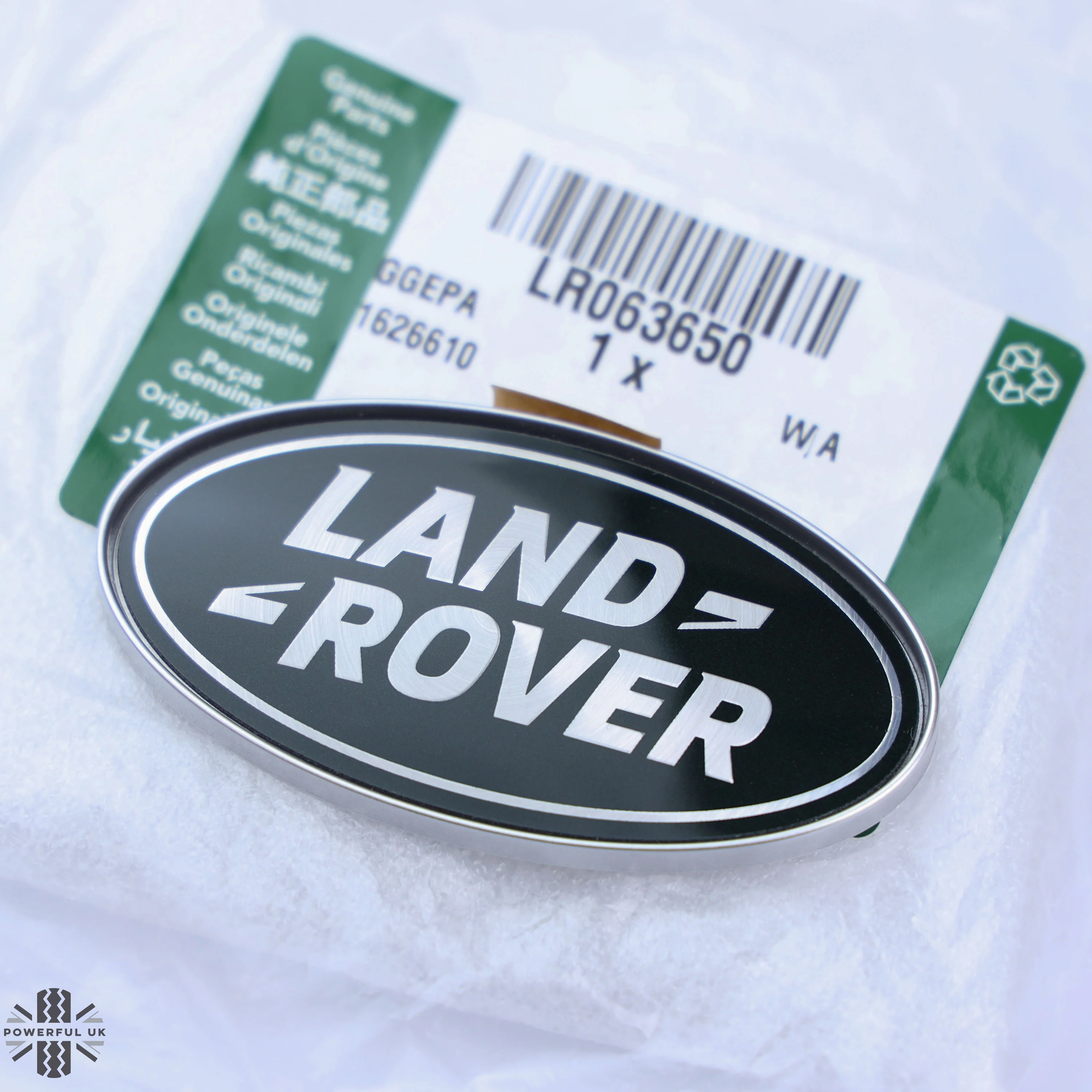 2x Genuine C Pillar Oval Badge for Land Rover Discovery 5 - Image 3