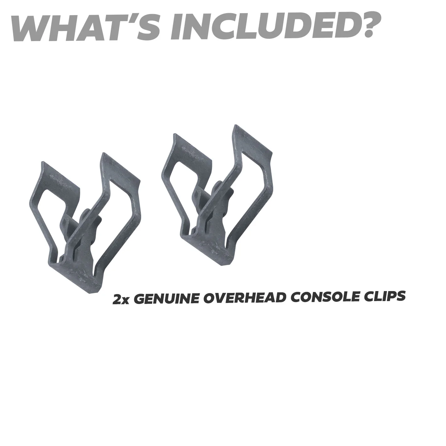 2x Metal Trim Clips for Overhead Console for Range Rover Sport L494 - Image 3