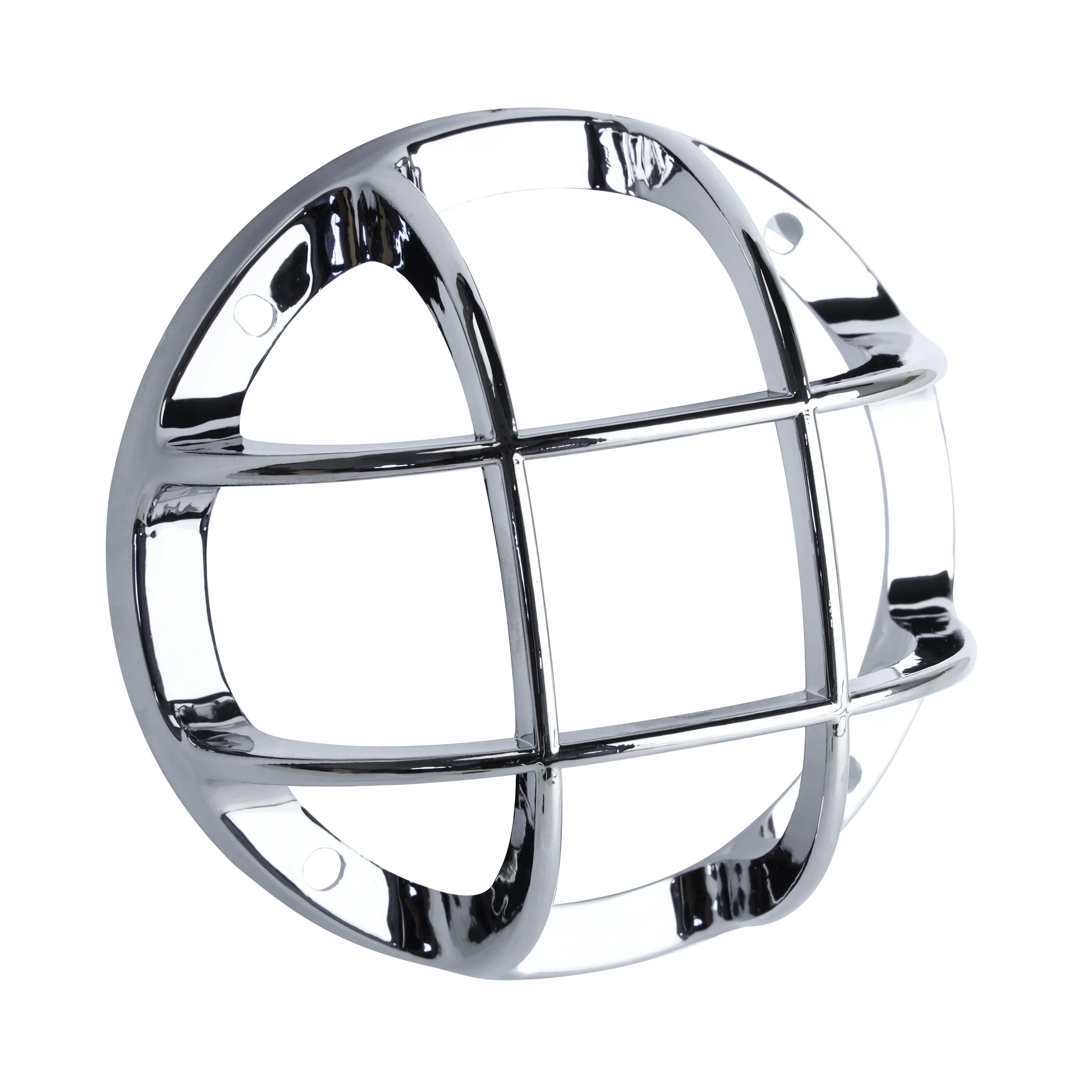 2x Rear Light Guards in Chrome for Land Rover Classic Defender - Image 4