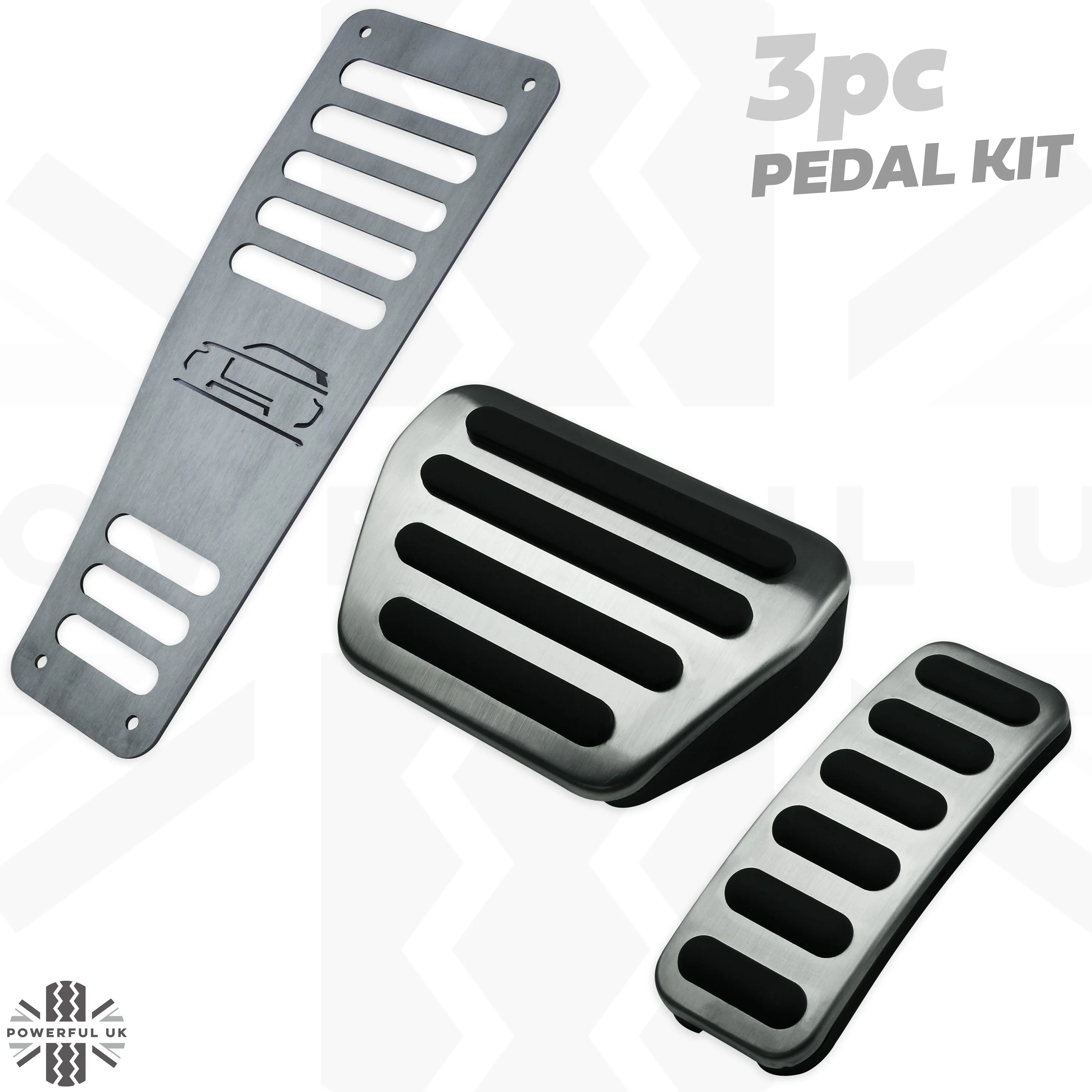 3pc Sports foot pedal+footrest kit for Range Rover L405 - Type 1