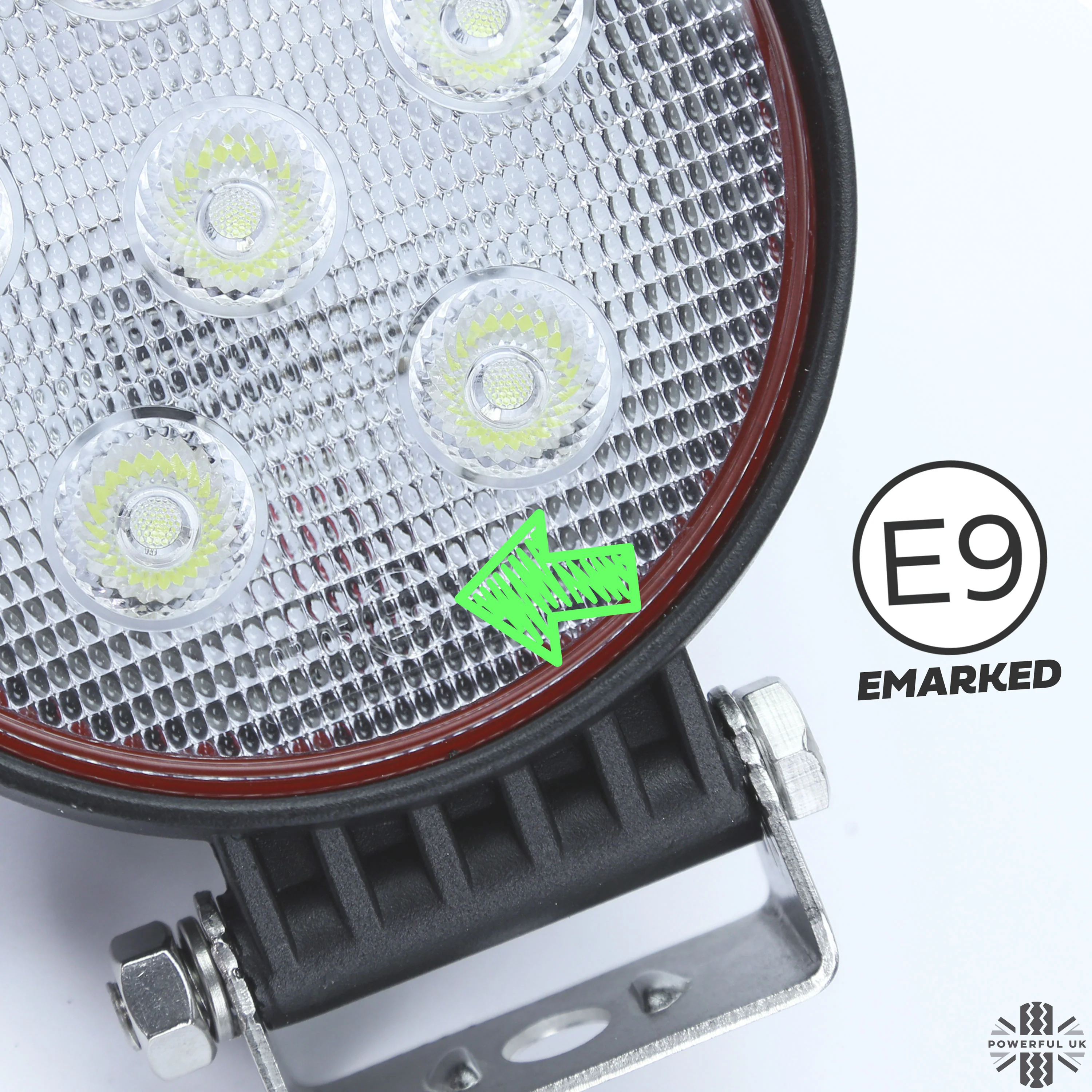 4.6" LED Round Work Light - 2pc - Image 3