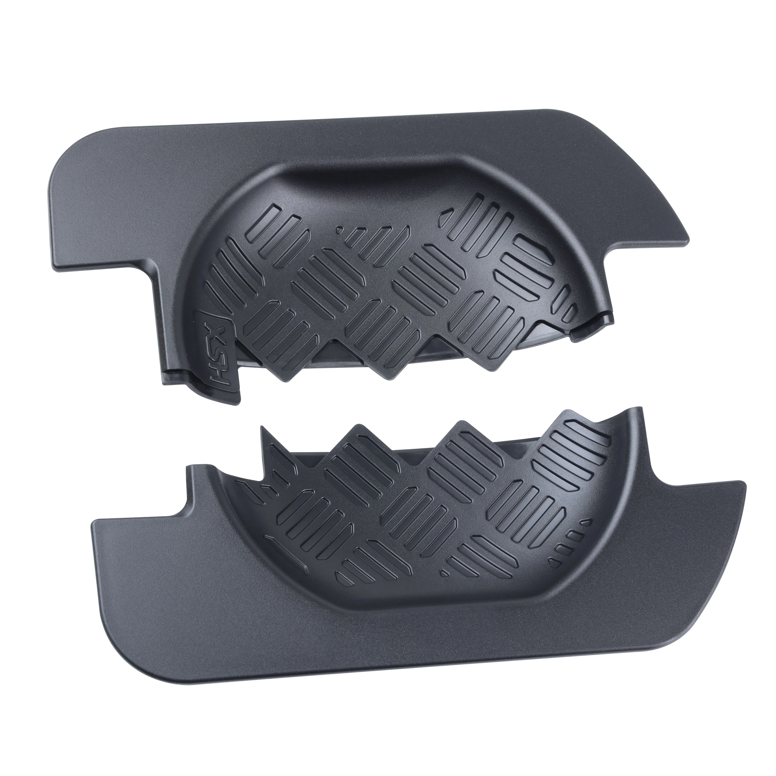 4pc Chequer Plate Door Handle Scuff Plate Set for Land Rover Discovery 3/4 - Image 7
