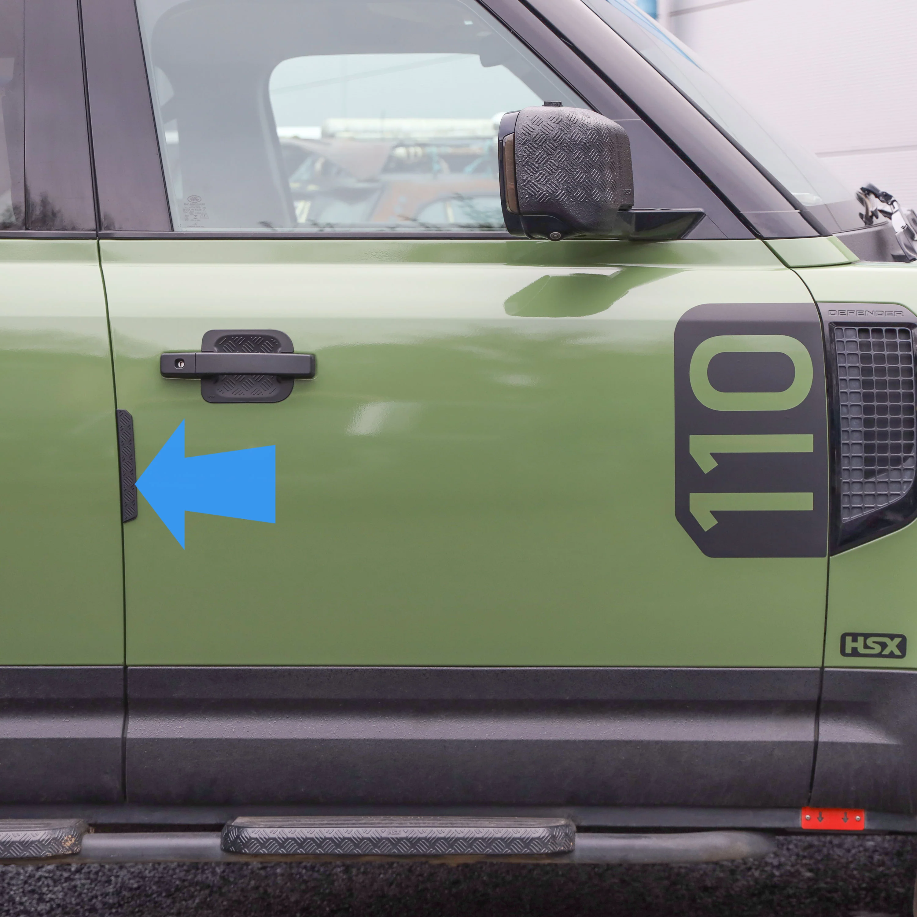 4pc Door Edge Protection Strips for Land Rover Defender L663 110/130 - Image 7