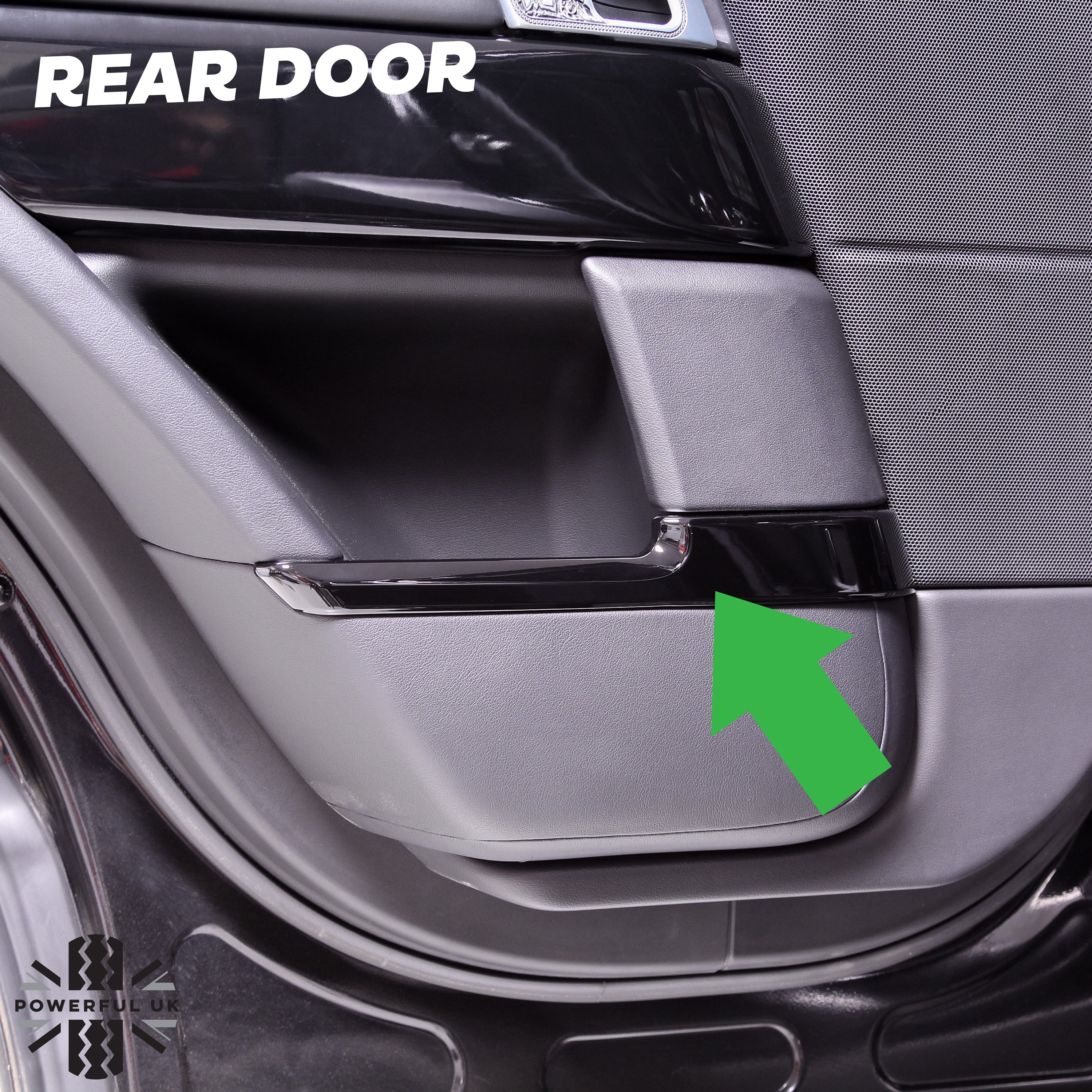4x Door bin pocket liner Covers for Range Rover Sport L494 2013-17 - Image 5