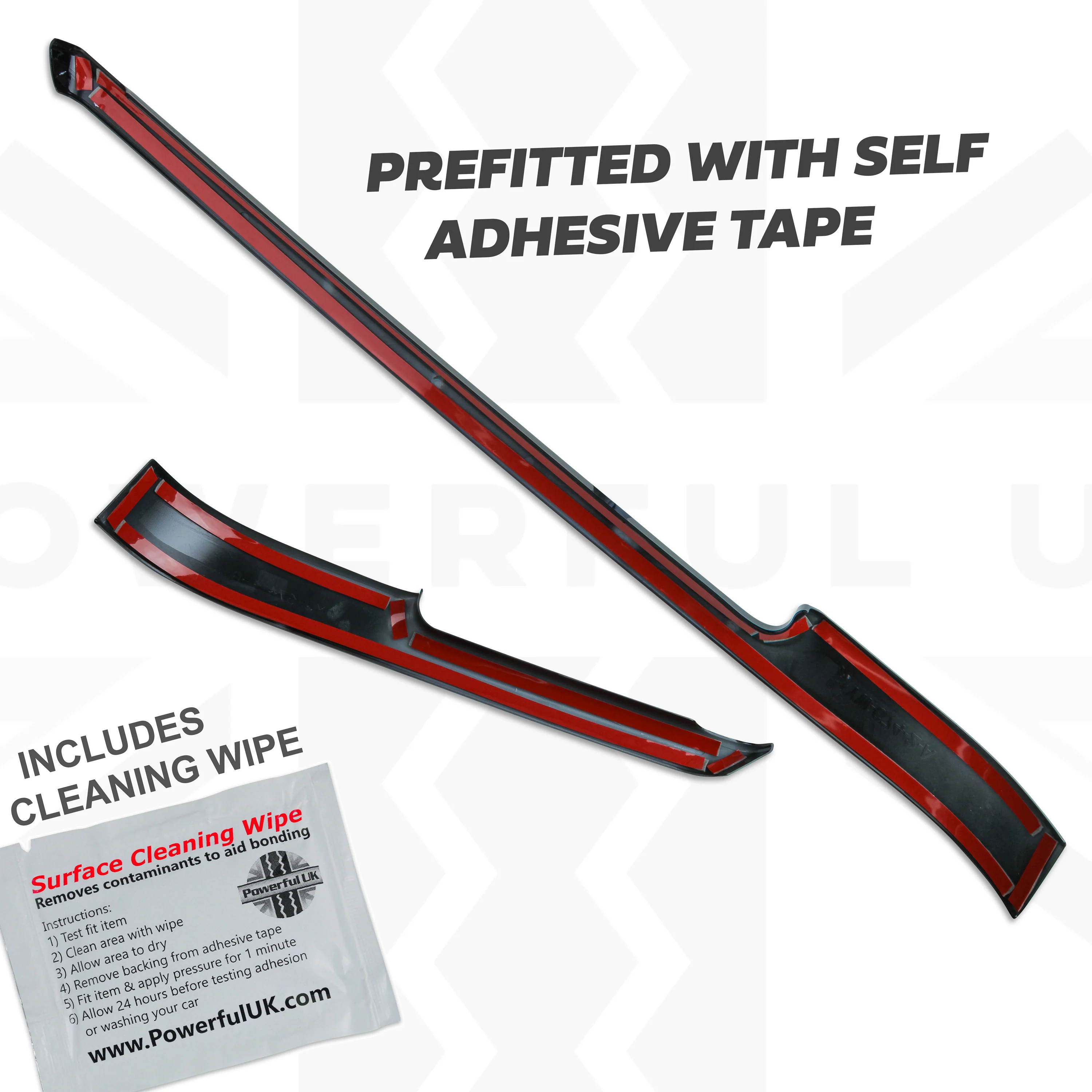 4x Door bin pocket liner Covers for Range Rover Sport L494 2013-17 - Image 7