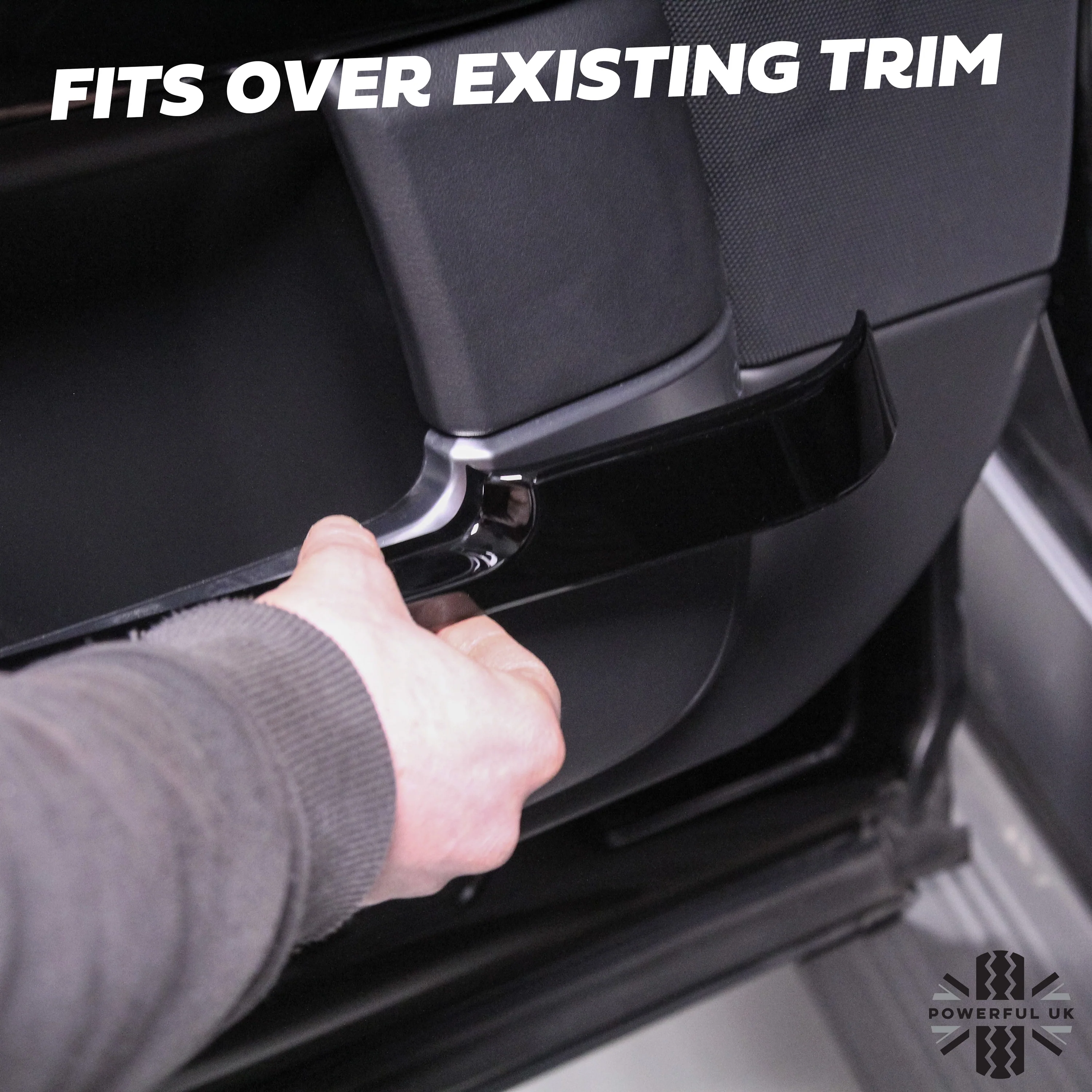 4x Door card bin pocket liner Covers Black for Range Rover L405 interior - Image 3