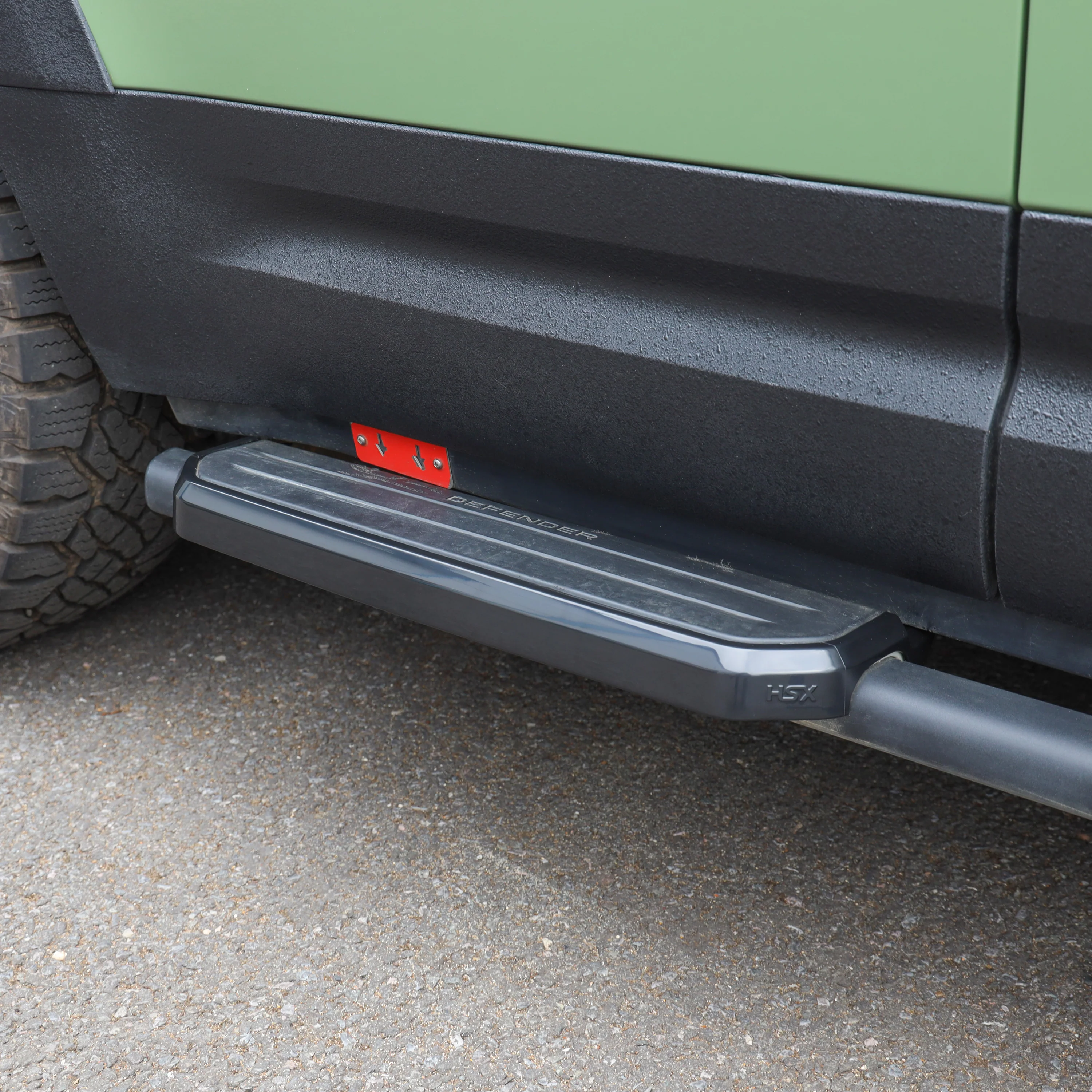 4x Side Step Covers (Smooth Finish) for Land Rover Defender L663 (110/130) - Semi-gloss Black - Image 4