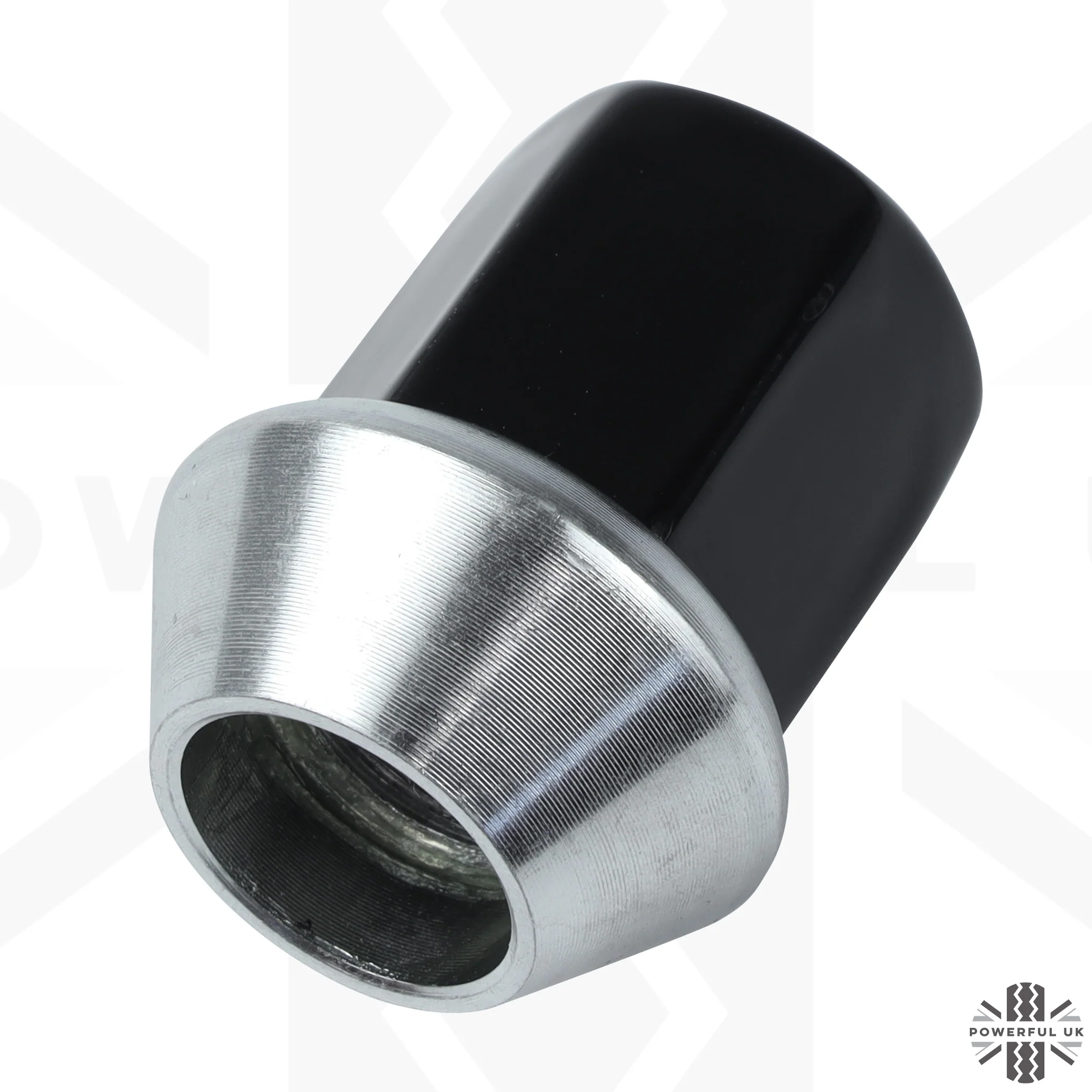 5x Black Alloy Wheel Nuts for Range Rover Evoque - Image 4
