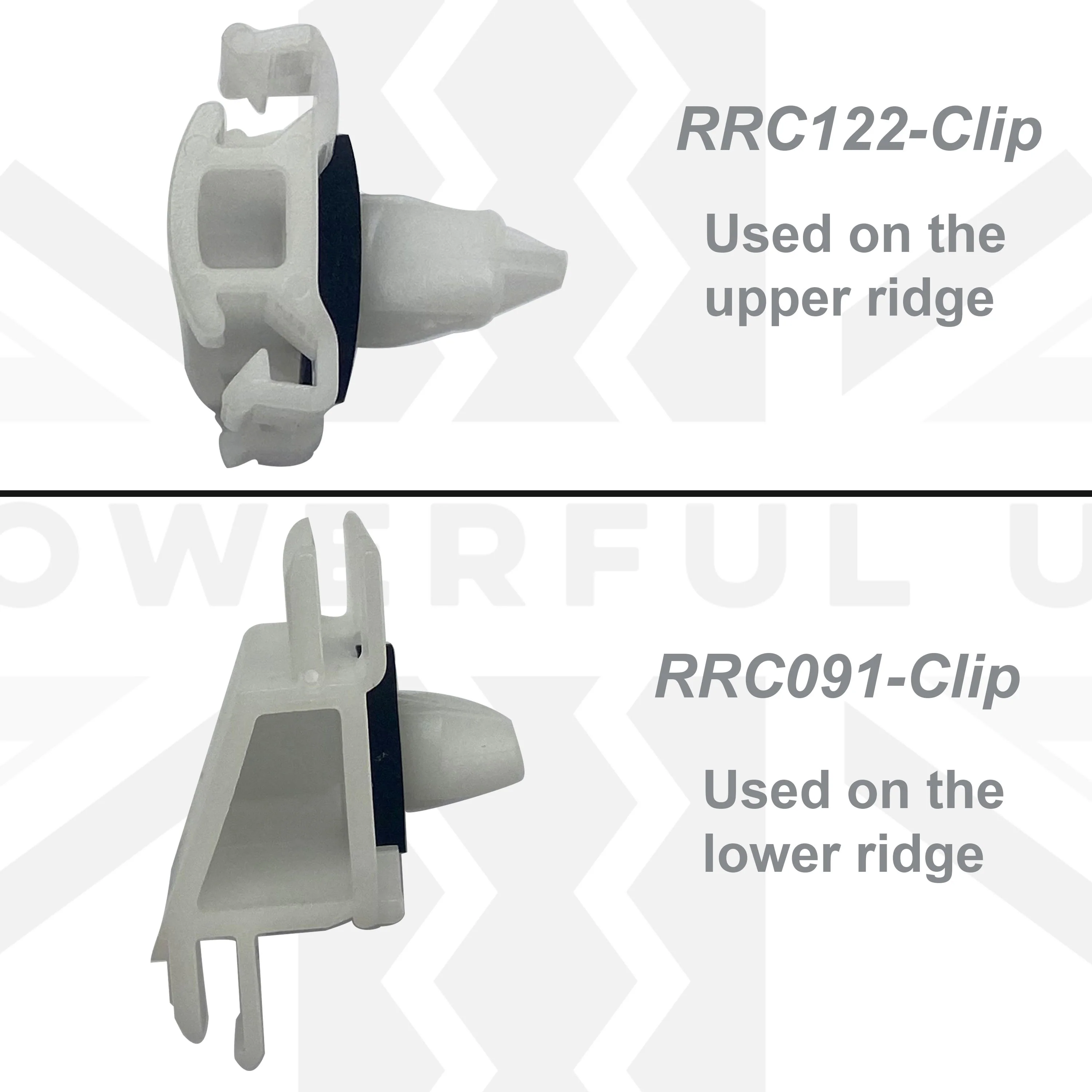 5x Outer Door Moulding Panel Clips for Range Rover L322 (Lower ridge) - Image 6
