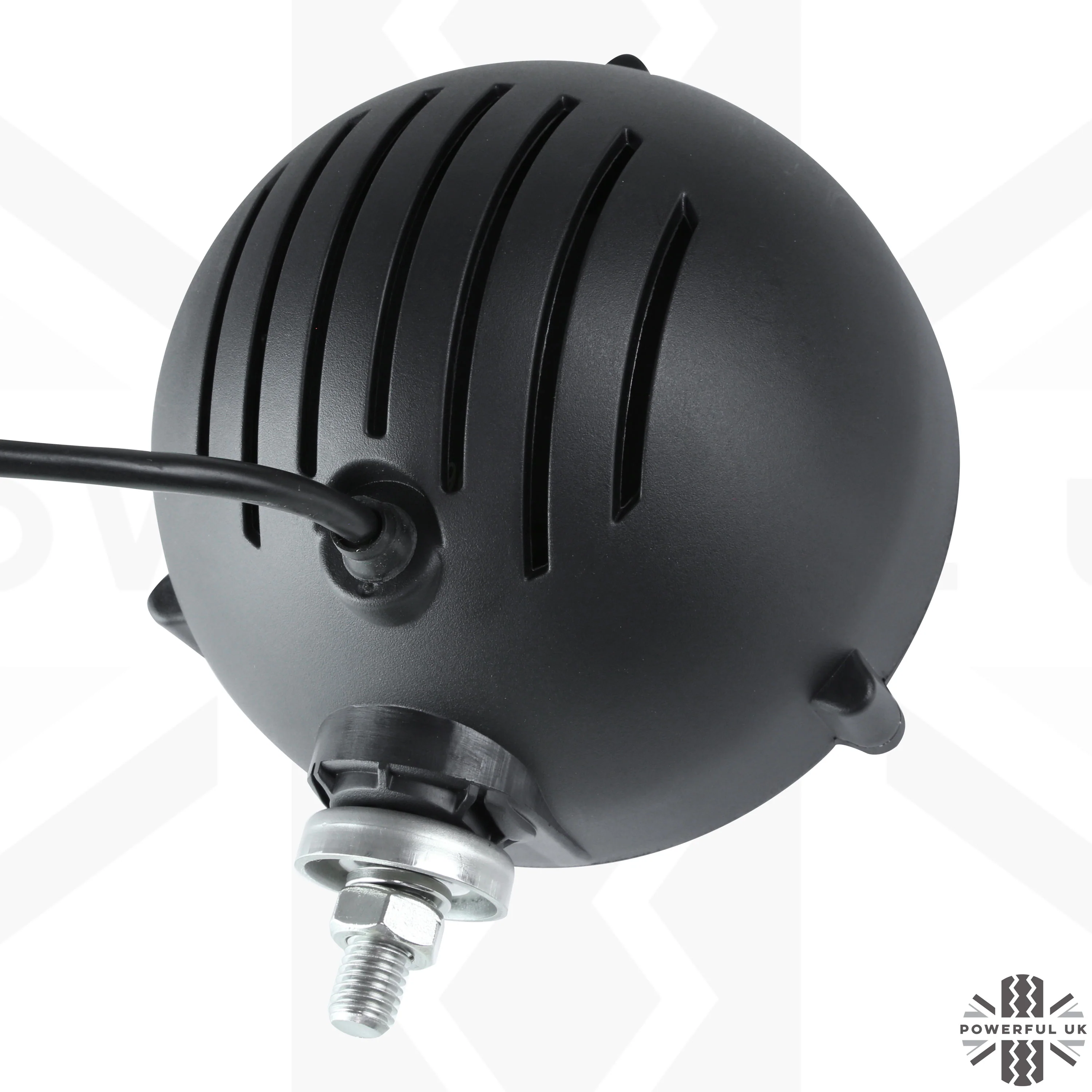 6" LED Bottom Mount Round Headlight with DRL - LHD - Single Lamp - Image 11