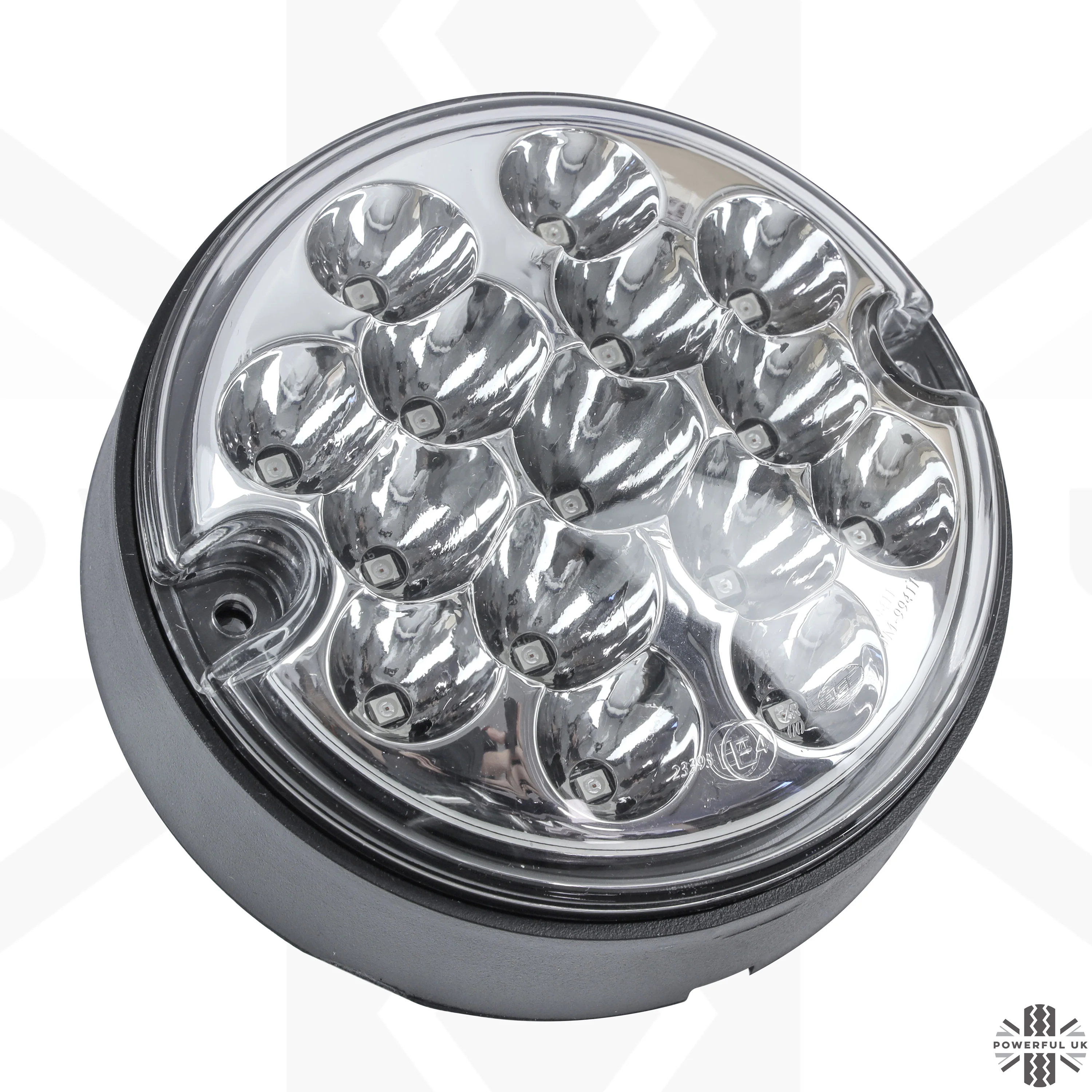 95mm 10pc NAS LED Light Kit for Land Rover Classic Defender - Clear Lens - Image 9