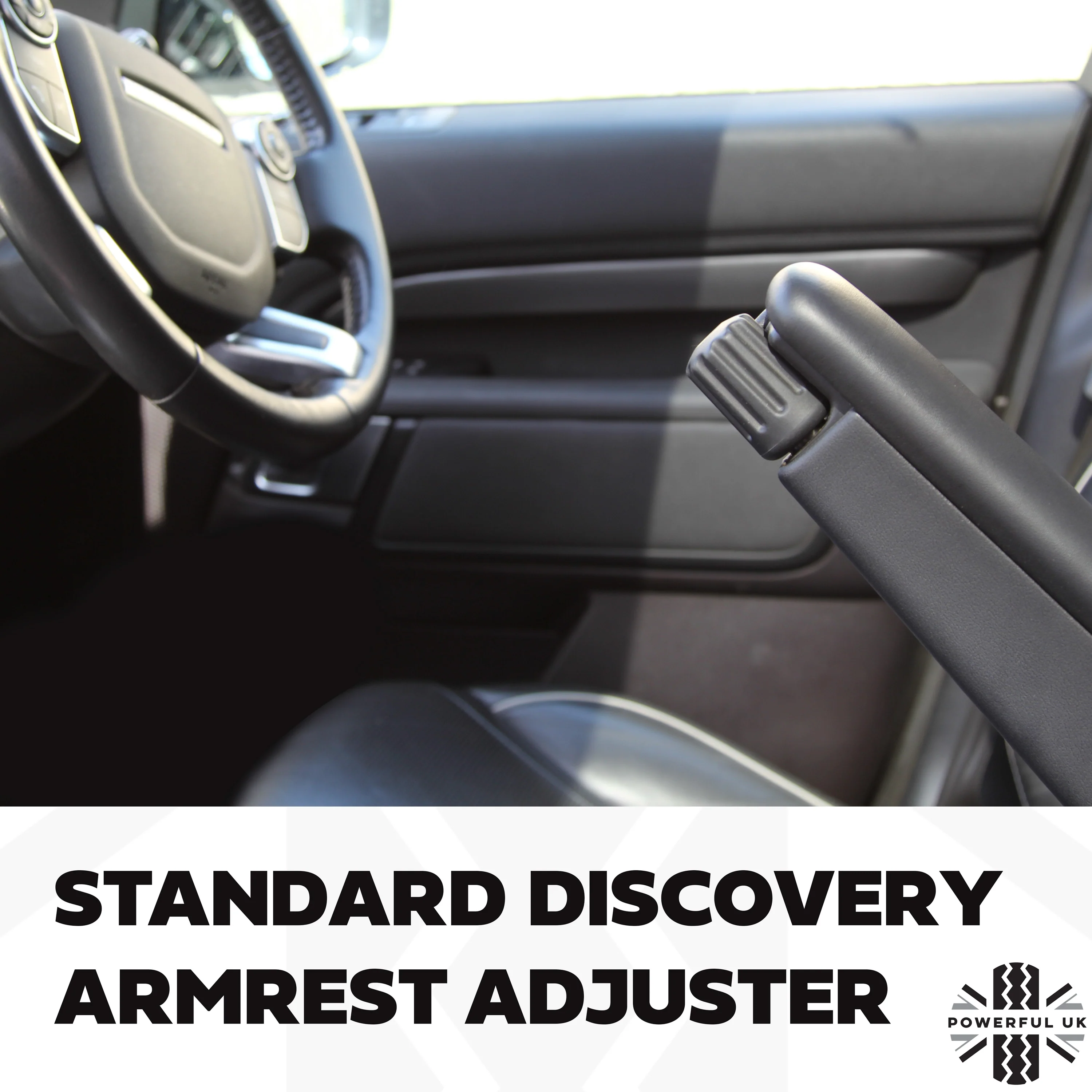 Adjusting Front Seat Arm Rest Knobs for Land Rover Discovery 5 - Image 4