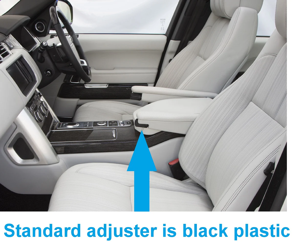 Adjusting Front Seat Arm Rest Knobs for Range Rover L405 - Image 4