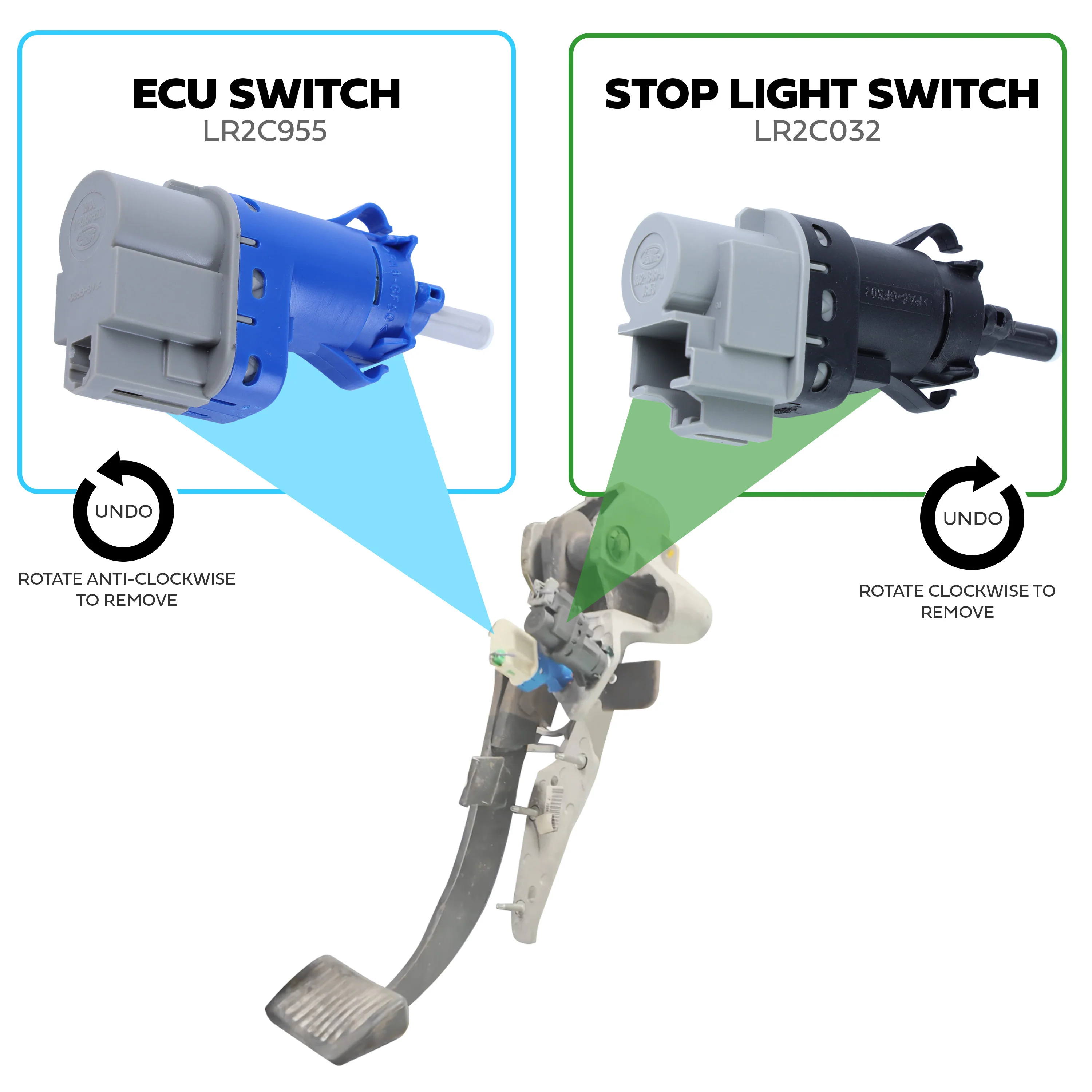 Aftermarket Brake Pedal Switch for Range Rover Evoque (2011-14) - ECU Switch - Image 7