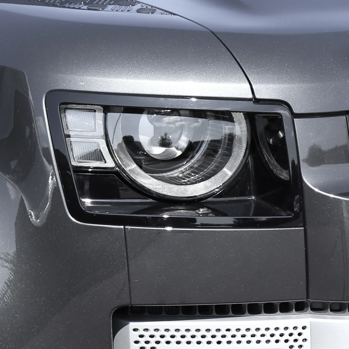 Aftermarket Headlight Surround 'WITH Washer' for Land Rover Defender L663 - RIGHT - Image 2
