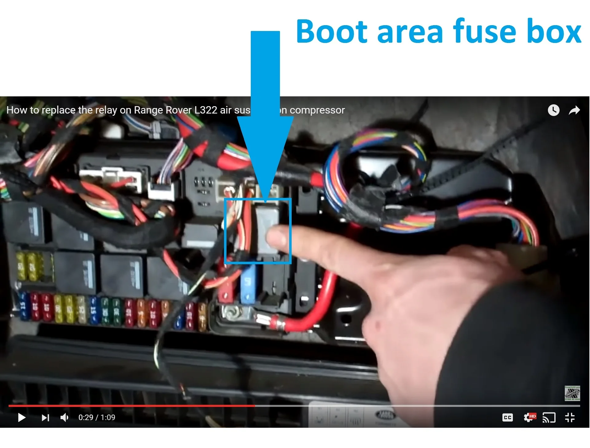 Air Suspension Relay for Range Rover L322 - Image 3