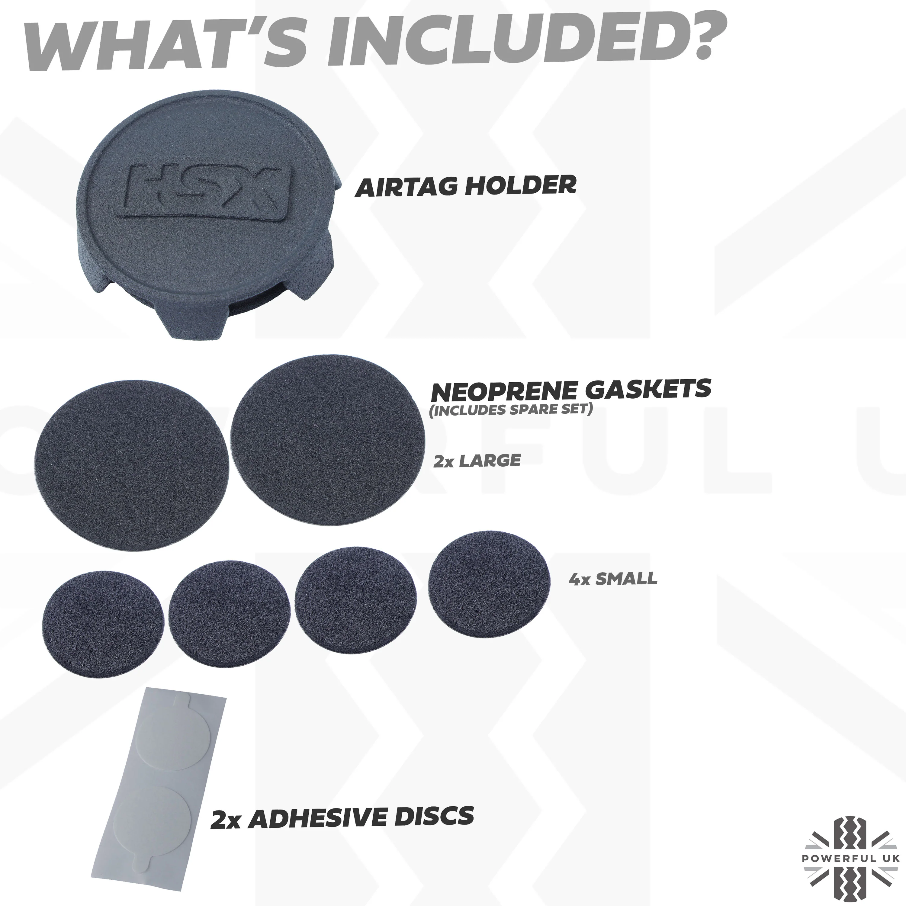 AirTag Holder for Land Rover 63mm Wheel Centre Cap - Image 4