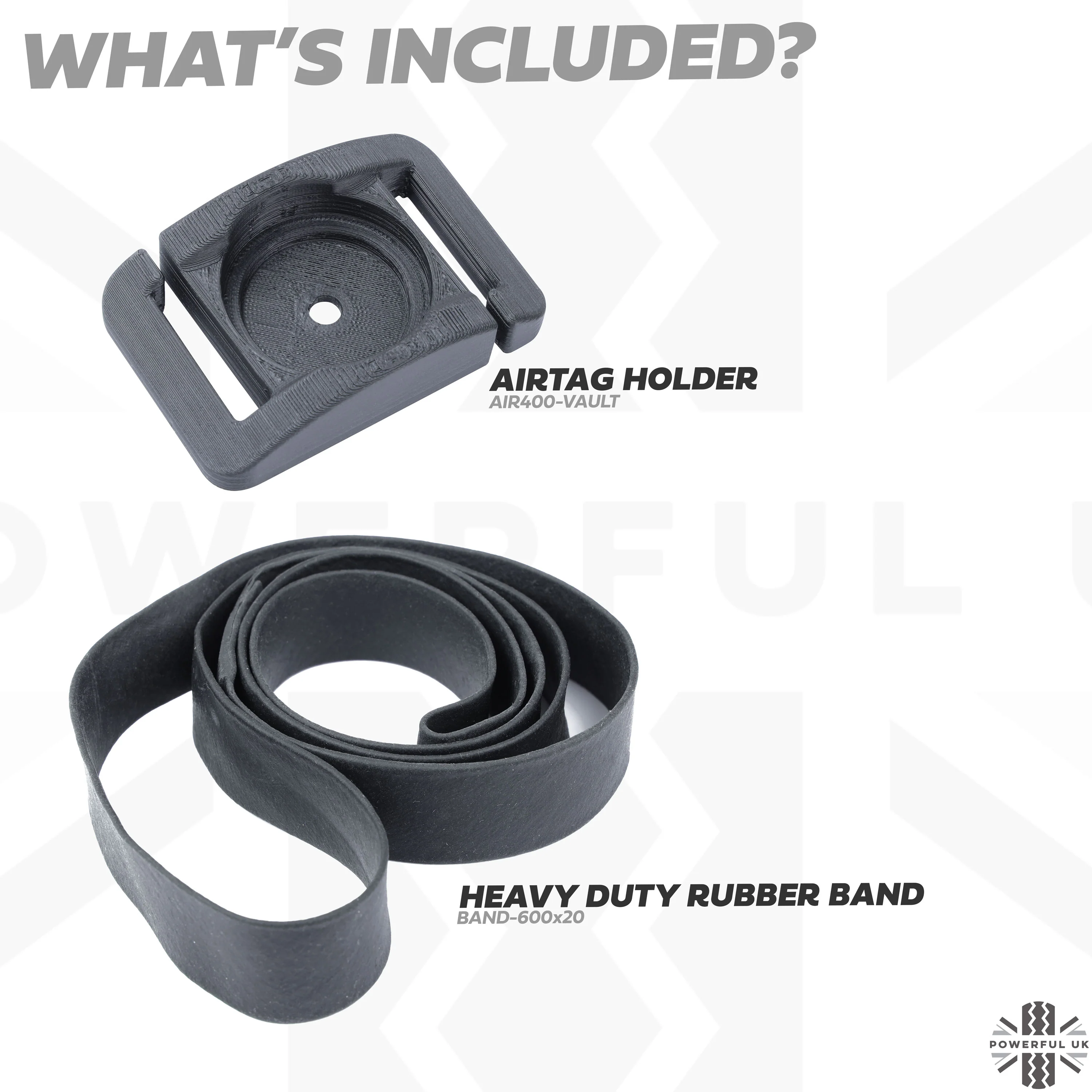 AirTag Vault / Holder for Spare Wheel for Land Rover Defender L663 - Image 3