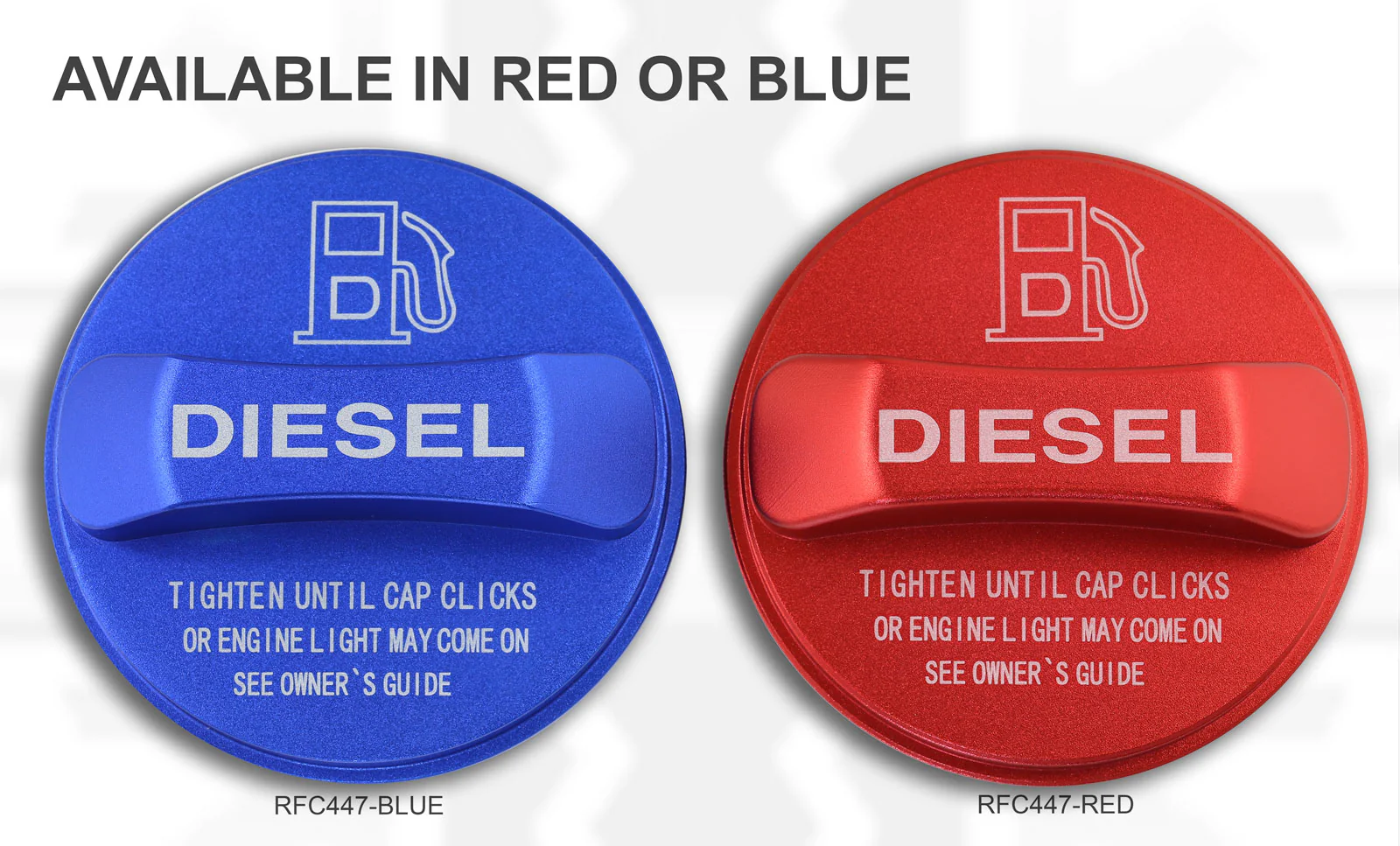 Alloy Fuel Filler Cap Cover for Range Rover L405 - Diesel - Red - Image 6