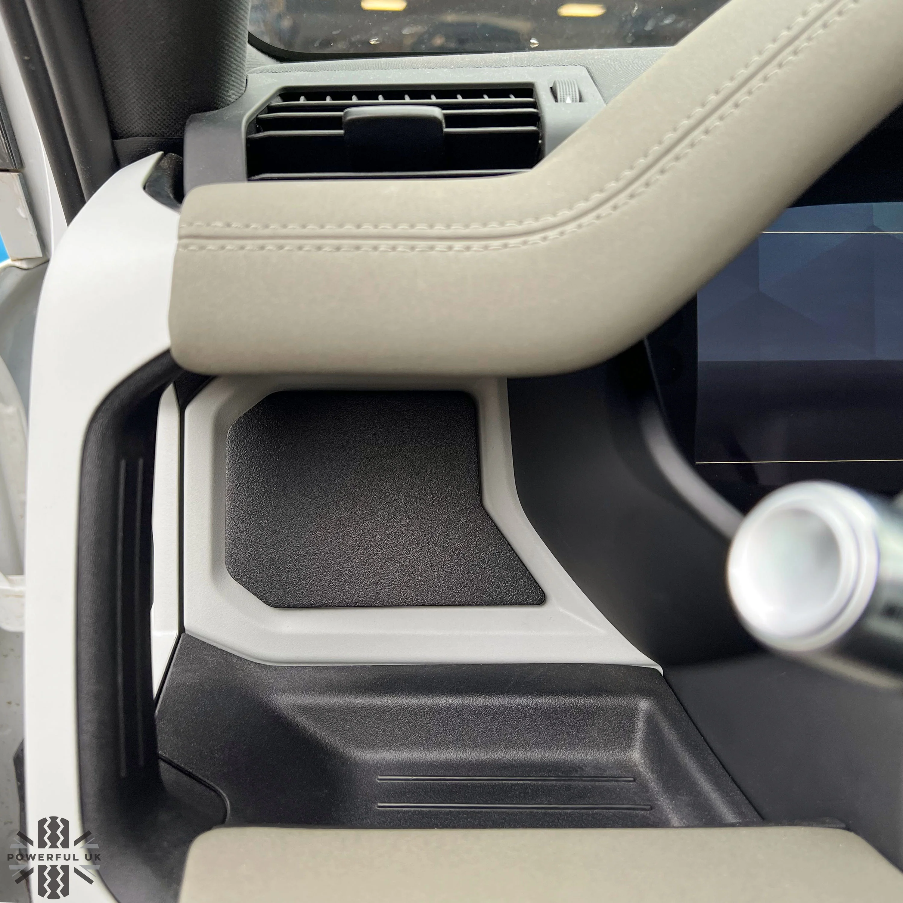Aluminium Dashboard Fascia Panel Kit for Land Rover Defender L663 (LHD) - Textured Black - Image 5