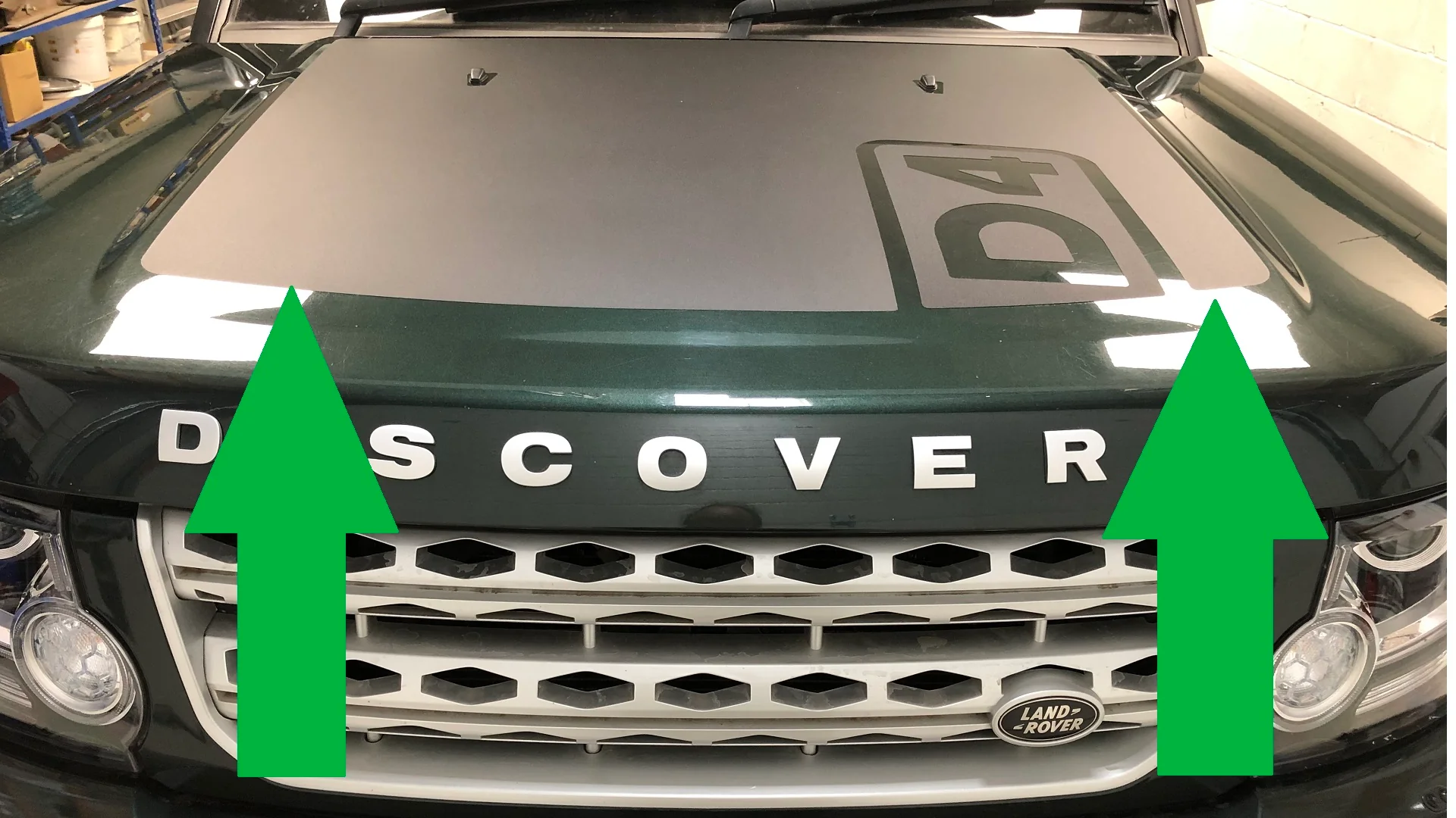 Anti-Reflective Bonnet Graphic - D4 for Land Rover Discovery 4 - Image 5