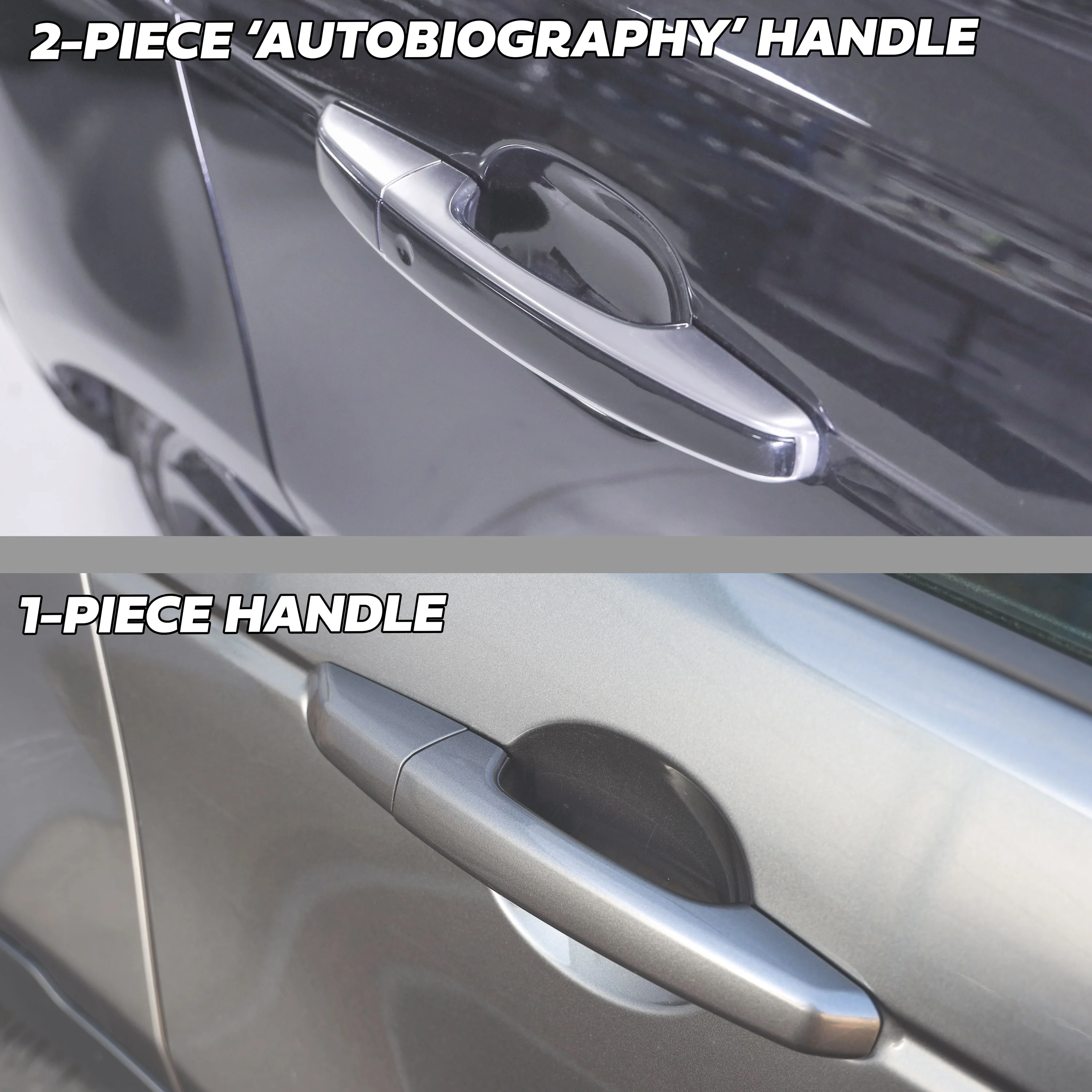 'Autobiography Style' Door Handles Skins in Black for Range Rover L405 - 8pc with Right Key Release - Image 9