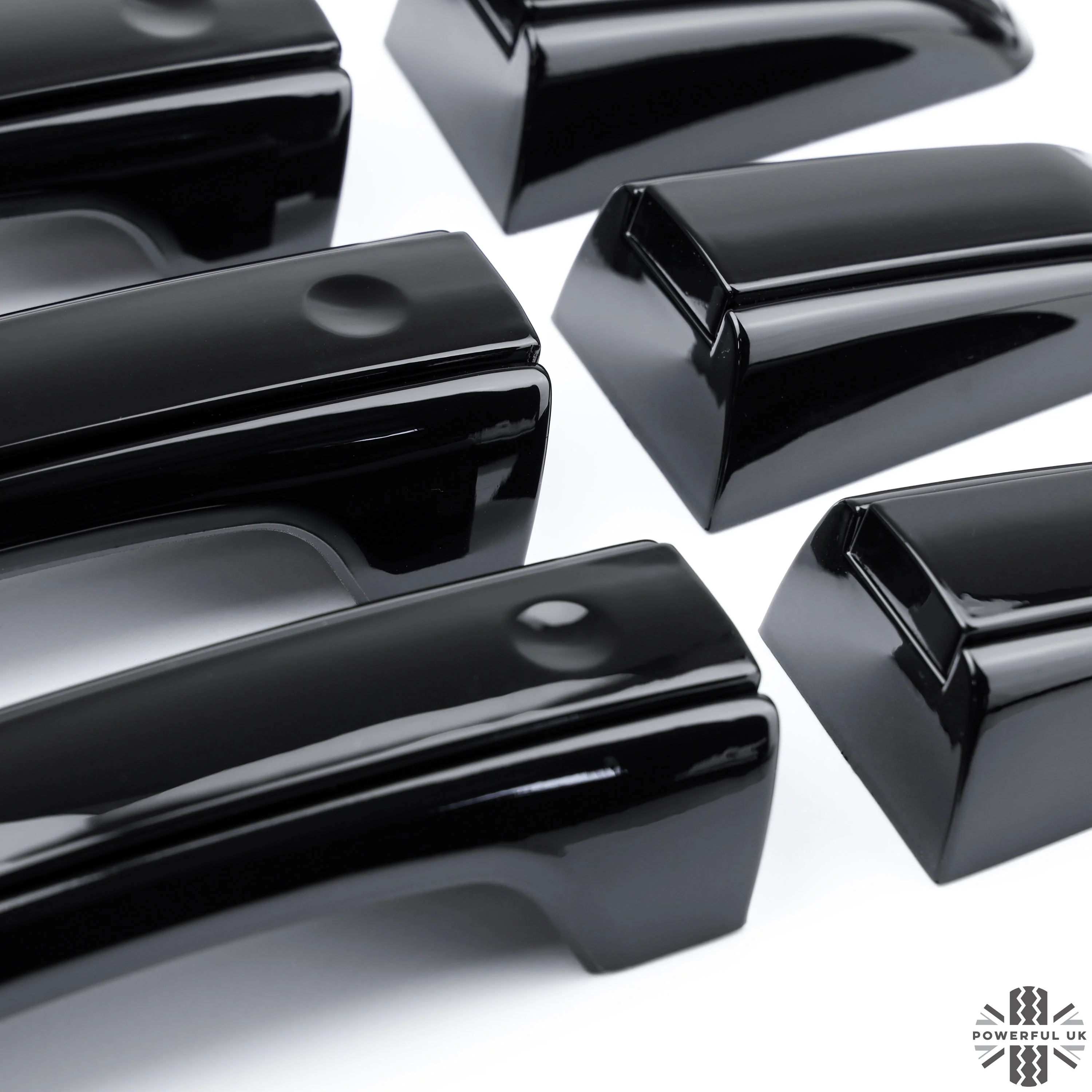 'Autobiography Style' Door Handles Skins in Black for Range Rover Sport L494 - 8pc with Right Key Release - Image 6