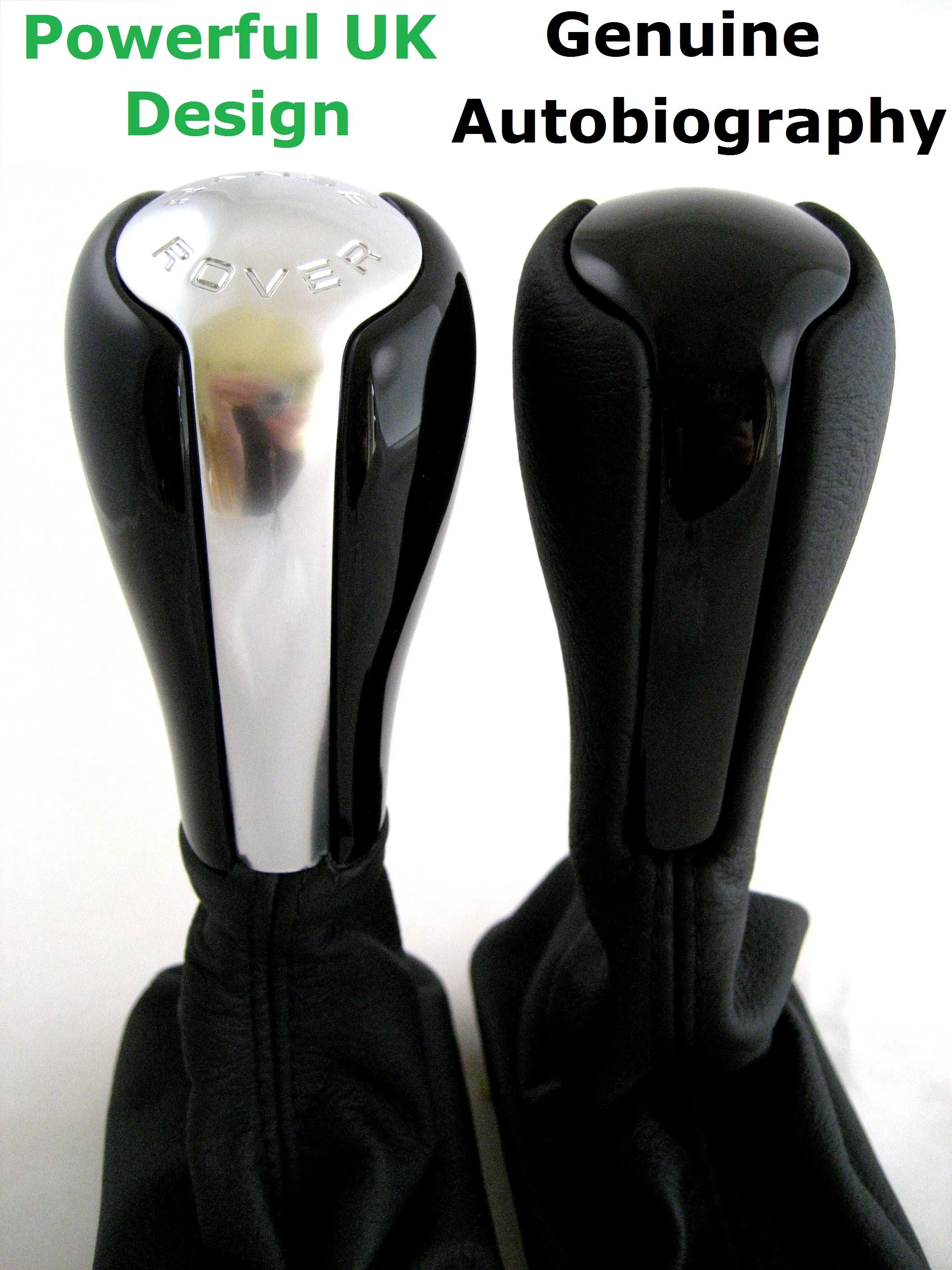 Autobiography Style Gear Knob - Black Piano for Range Rover L322 - Image 3