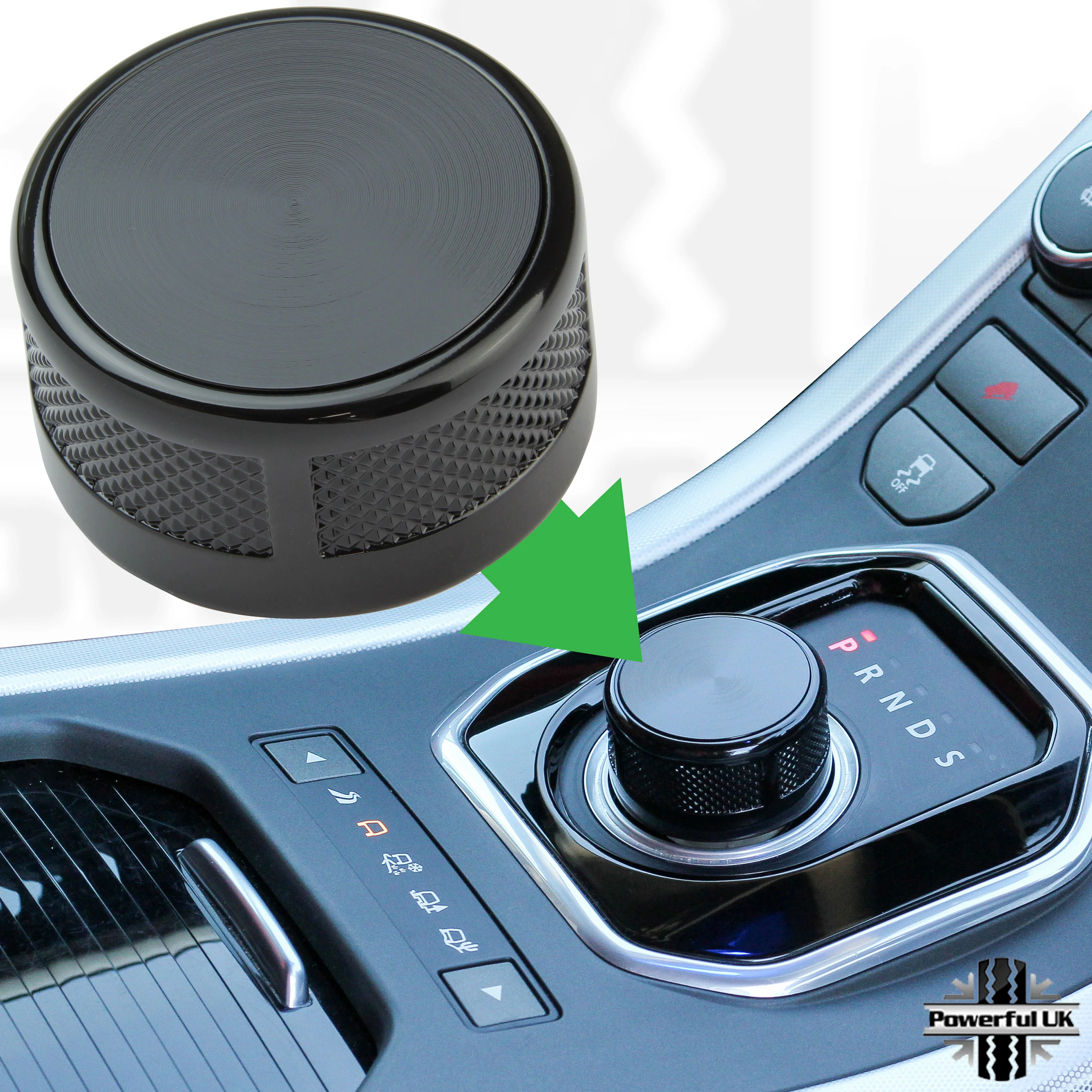 "Autobiography SVO Style" Gear Selector for Range Rover Evoque - Black (Type 1) - Image 7