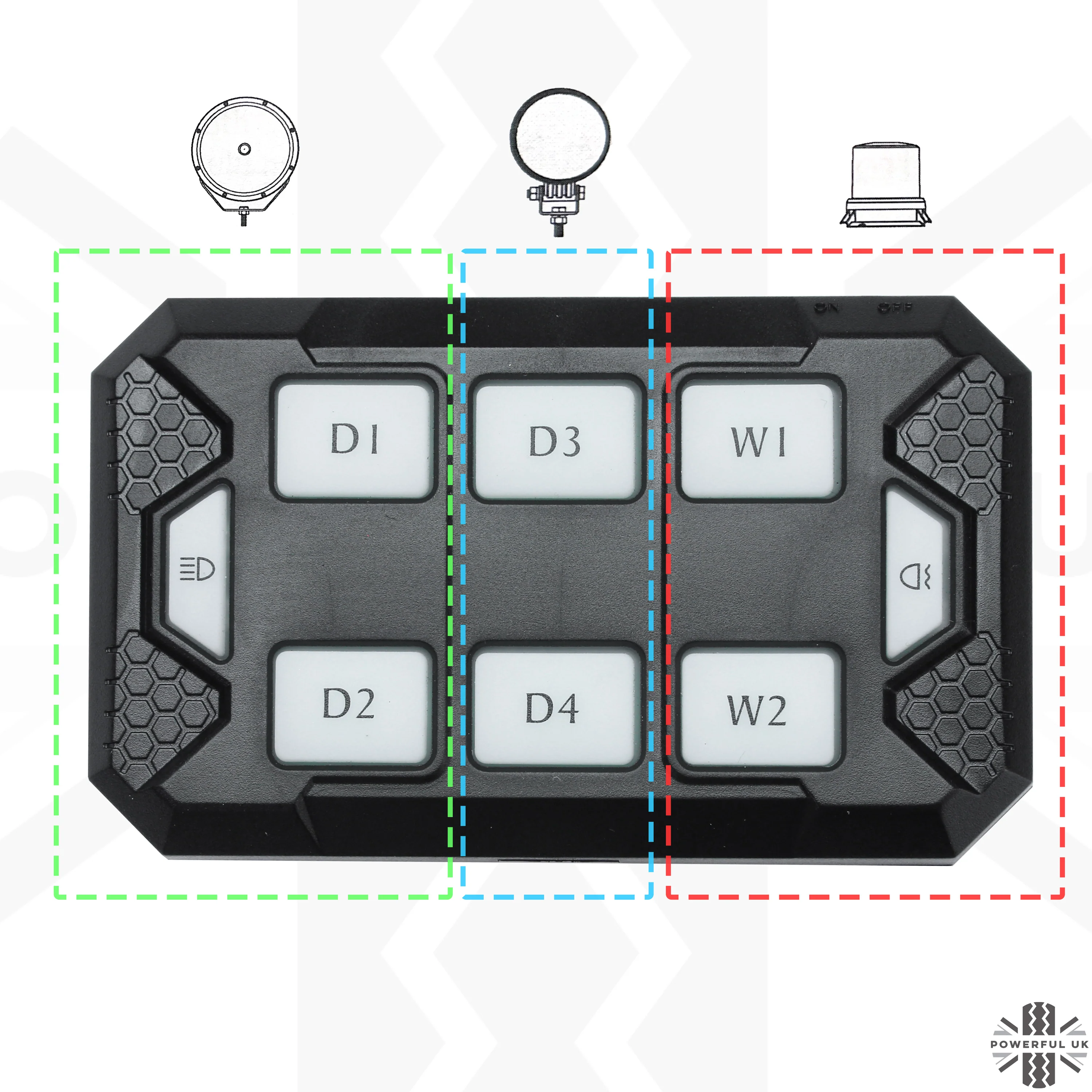 Auxiliary Light Controller Box & Remote (Bluetooth) - Image 7