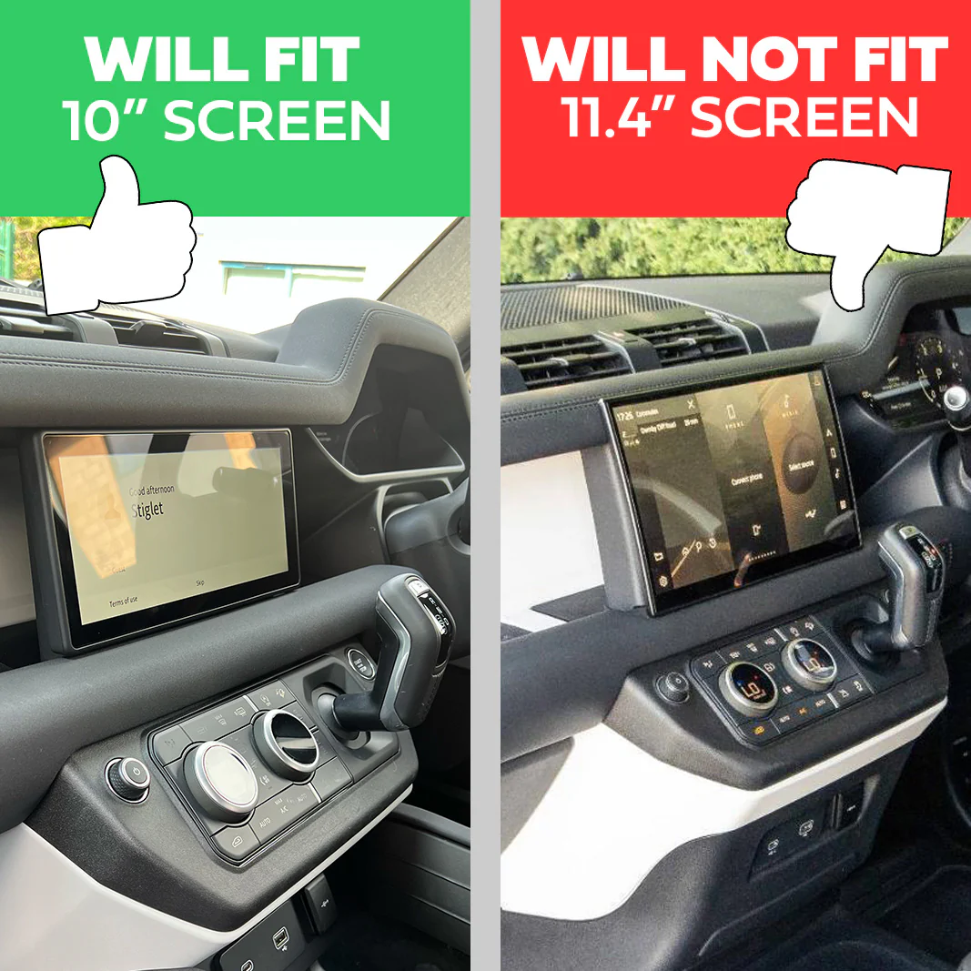 Auxiliary Panel Kit for Land Rover Defender L663 - Textured Black - Right Hand Drive - Image 10