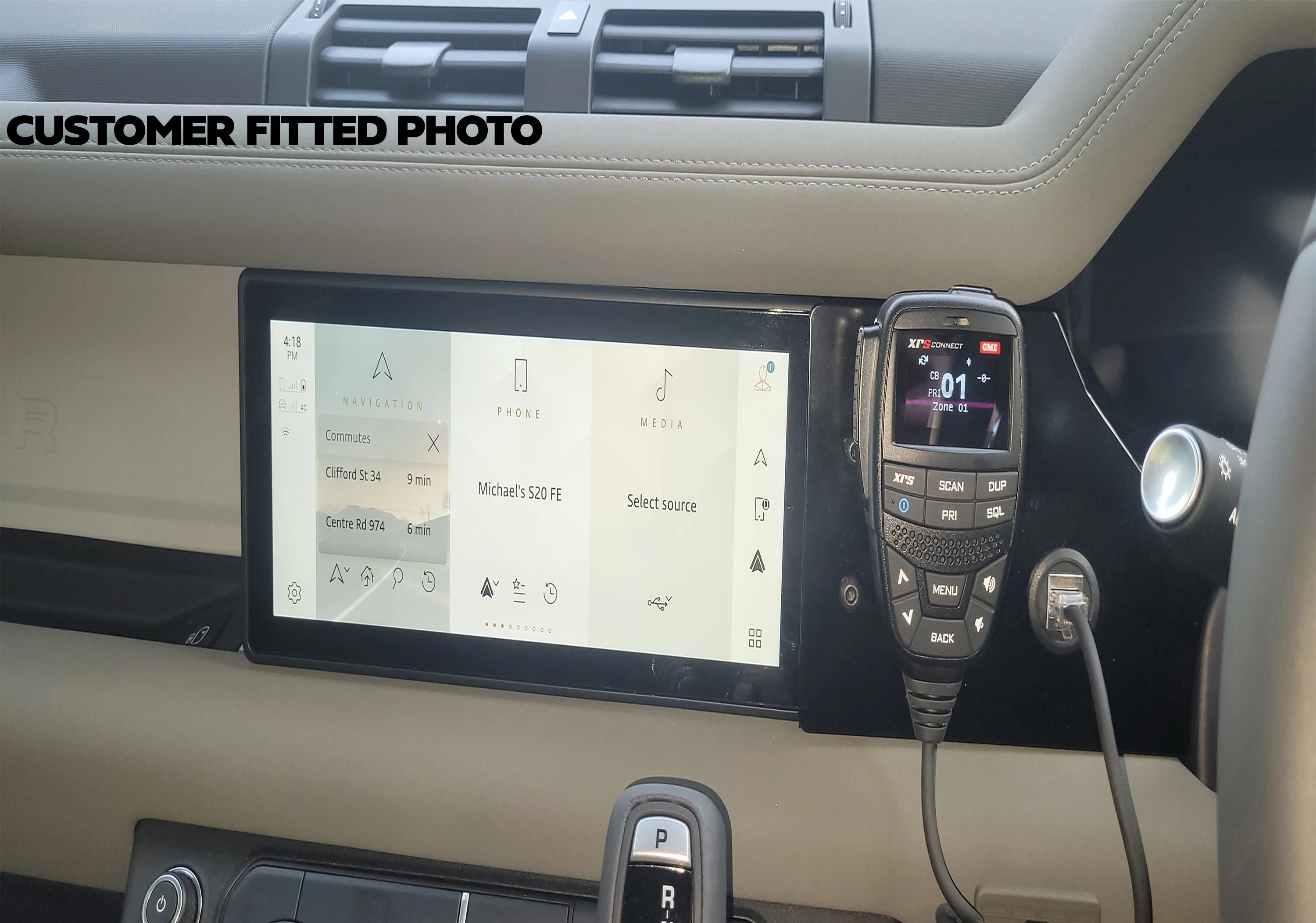 Auxiliary Panel Kit for Land Rover Defender L663 - Textured Black - Right Hand Drive - Image 12