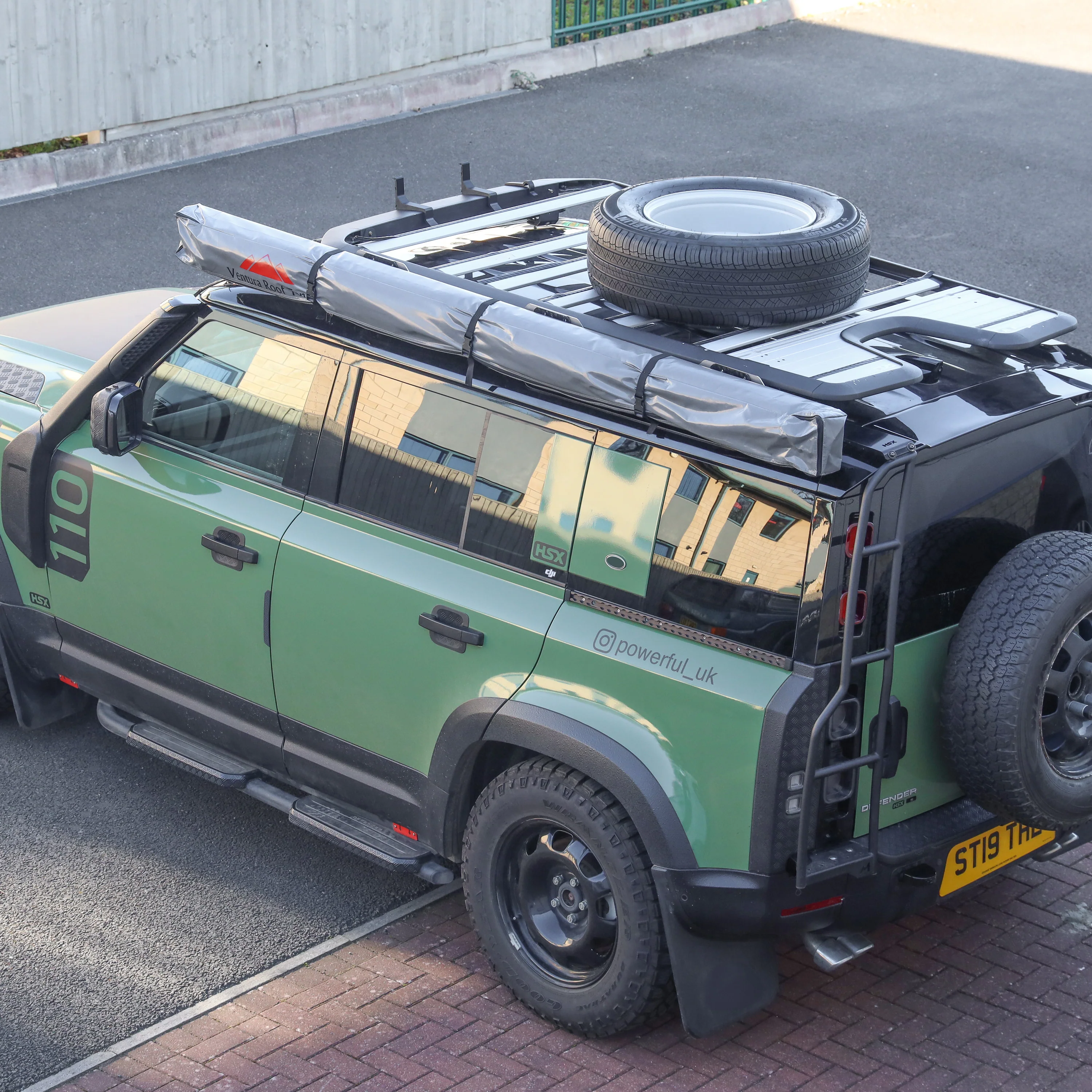 Awning Pillar Mount for Expedition Roof Rack for Land Rover Defender L663 110 - Left - Image 6