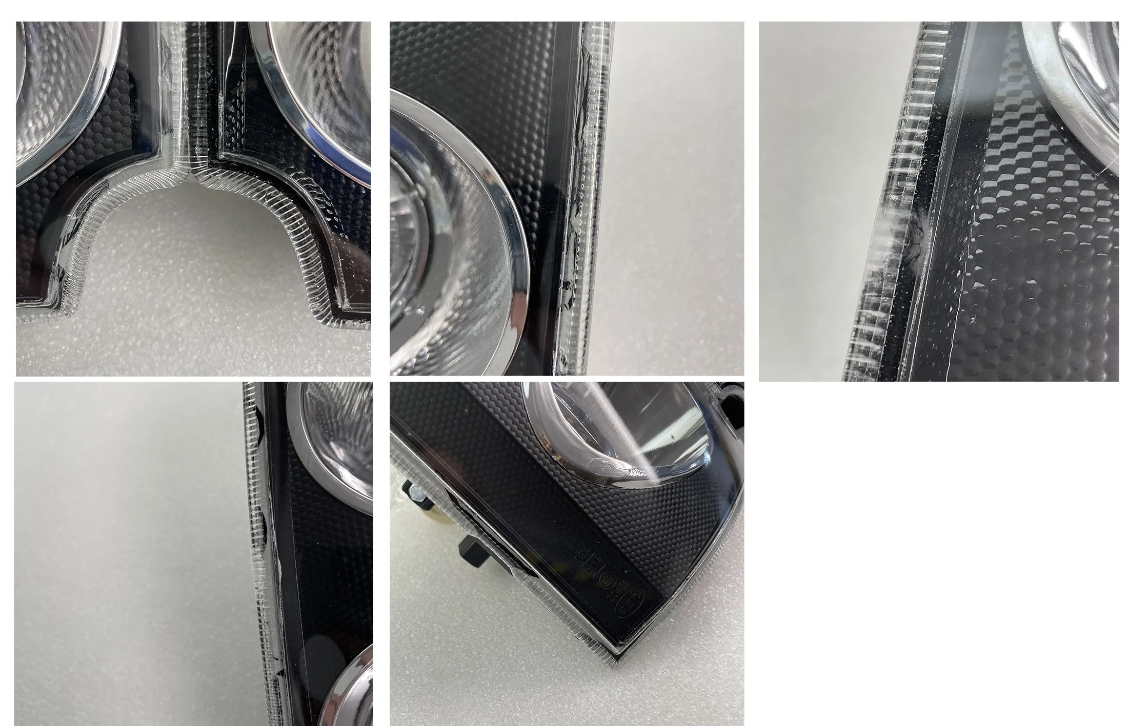 B-GRADE - Front Side Light / Indicator Assembly for Range Rover L322 - Clear Indicator/Black Body - PAIR - Image 7