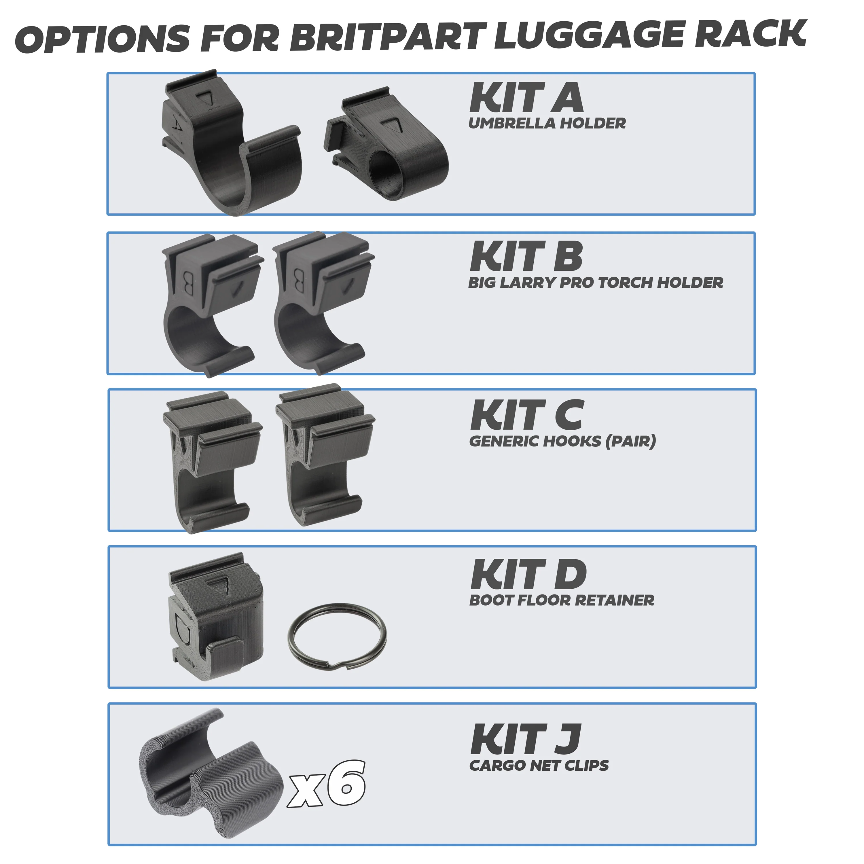 'Big Larry Pro' Torch + 2pc Mount Kit for Wire Luggage Rack for Land Rover Defender L663 - Image 13