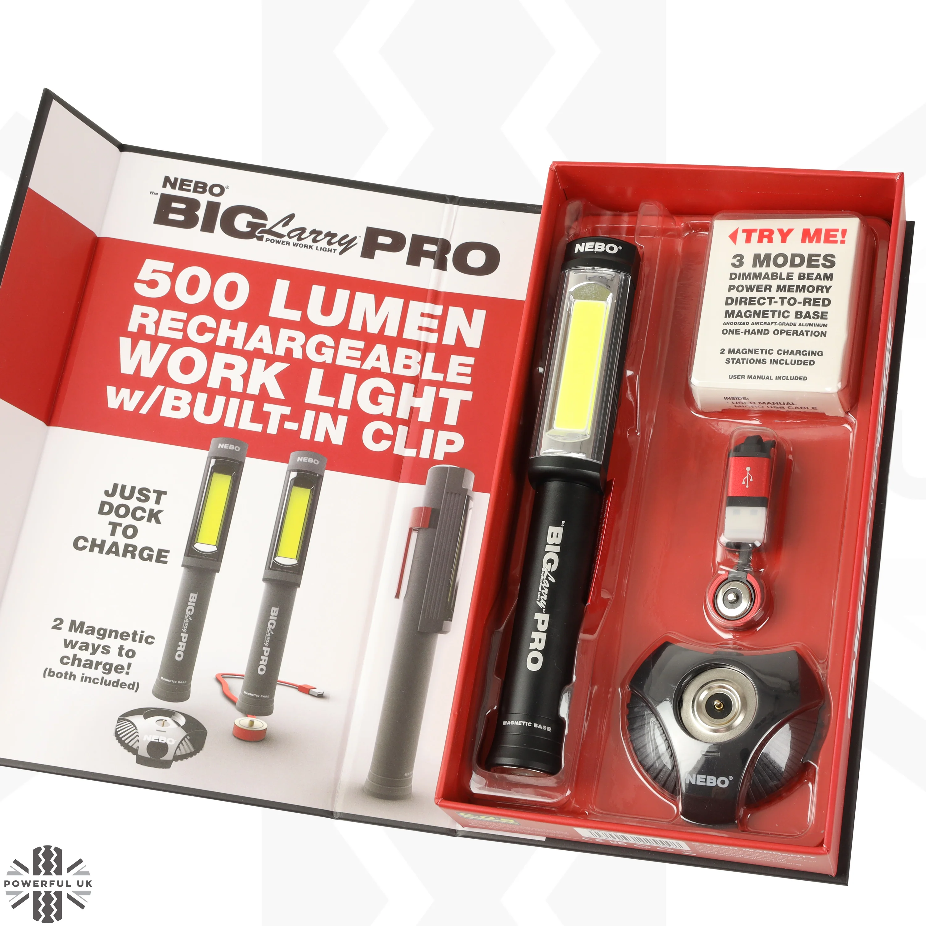 'Big Larry Pro' Torch + Mount Kit for Folding Picnic Table for Land Rover Defender L663 - Horizontal - Image 4