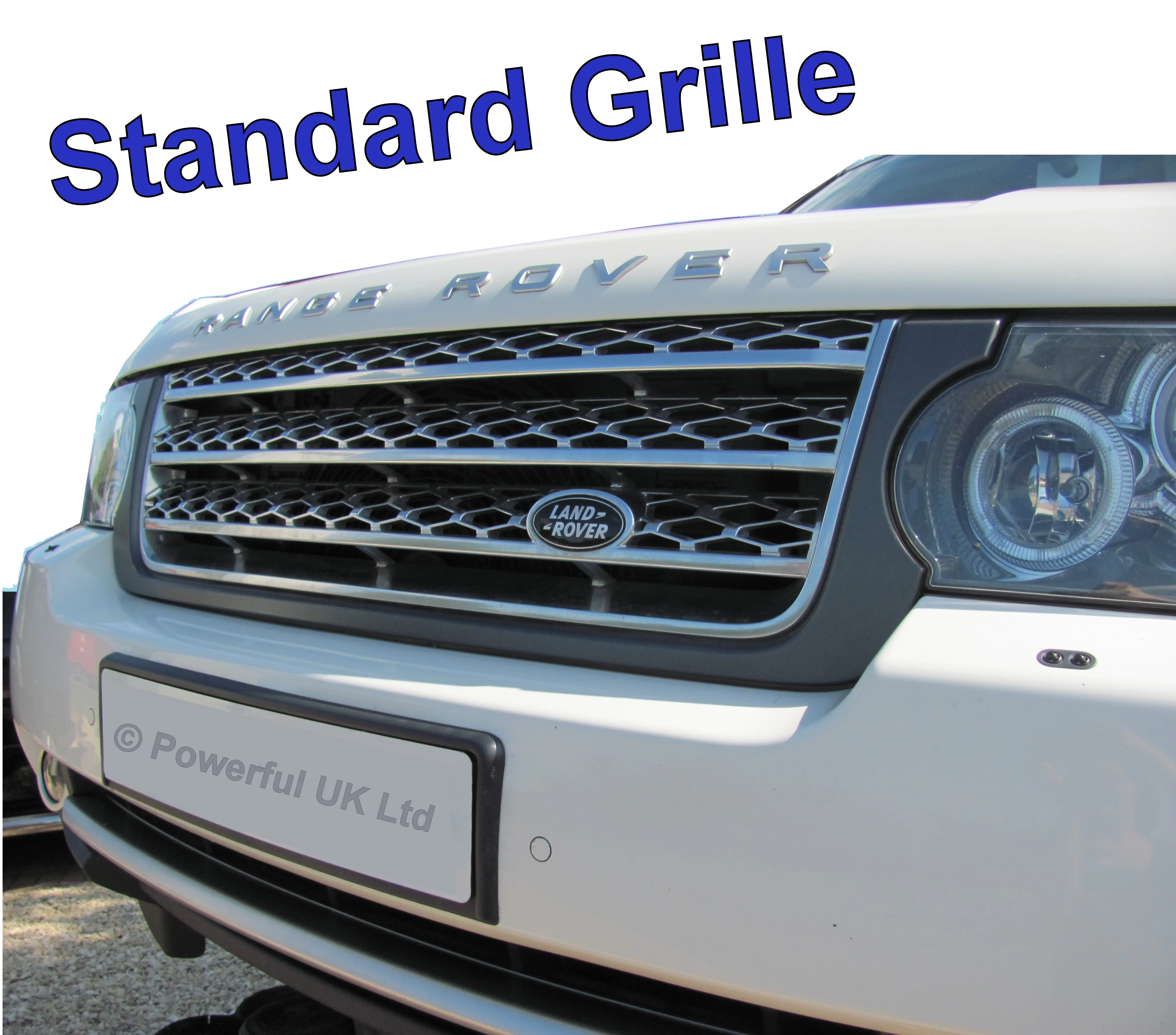 Black Front Grille for Range Rover L322 2010 on - Image 5