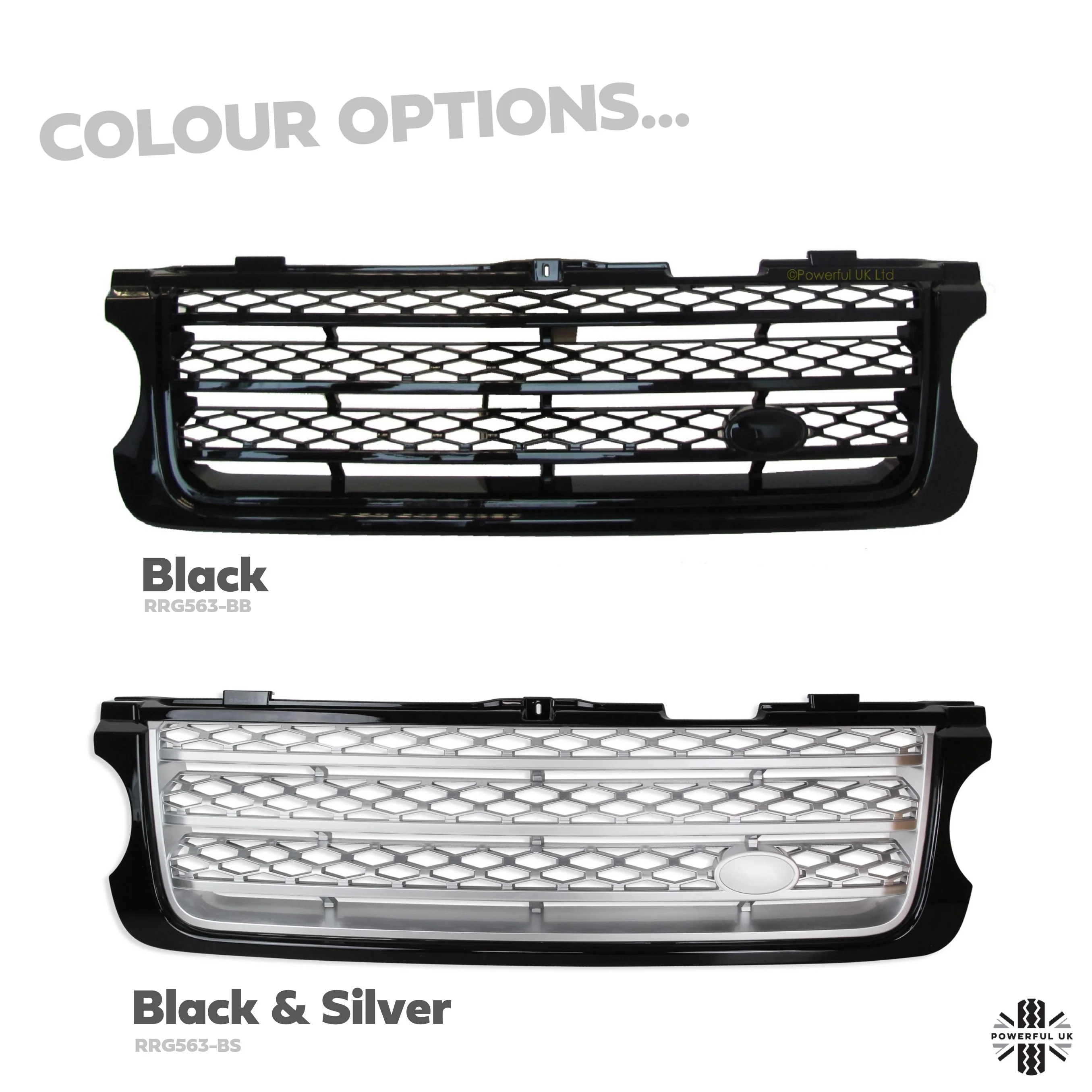Black Front Grille for Range Rover L322 2010 on - Image 6