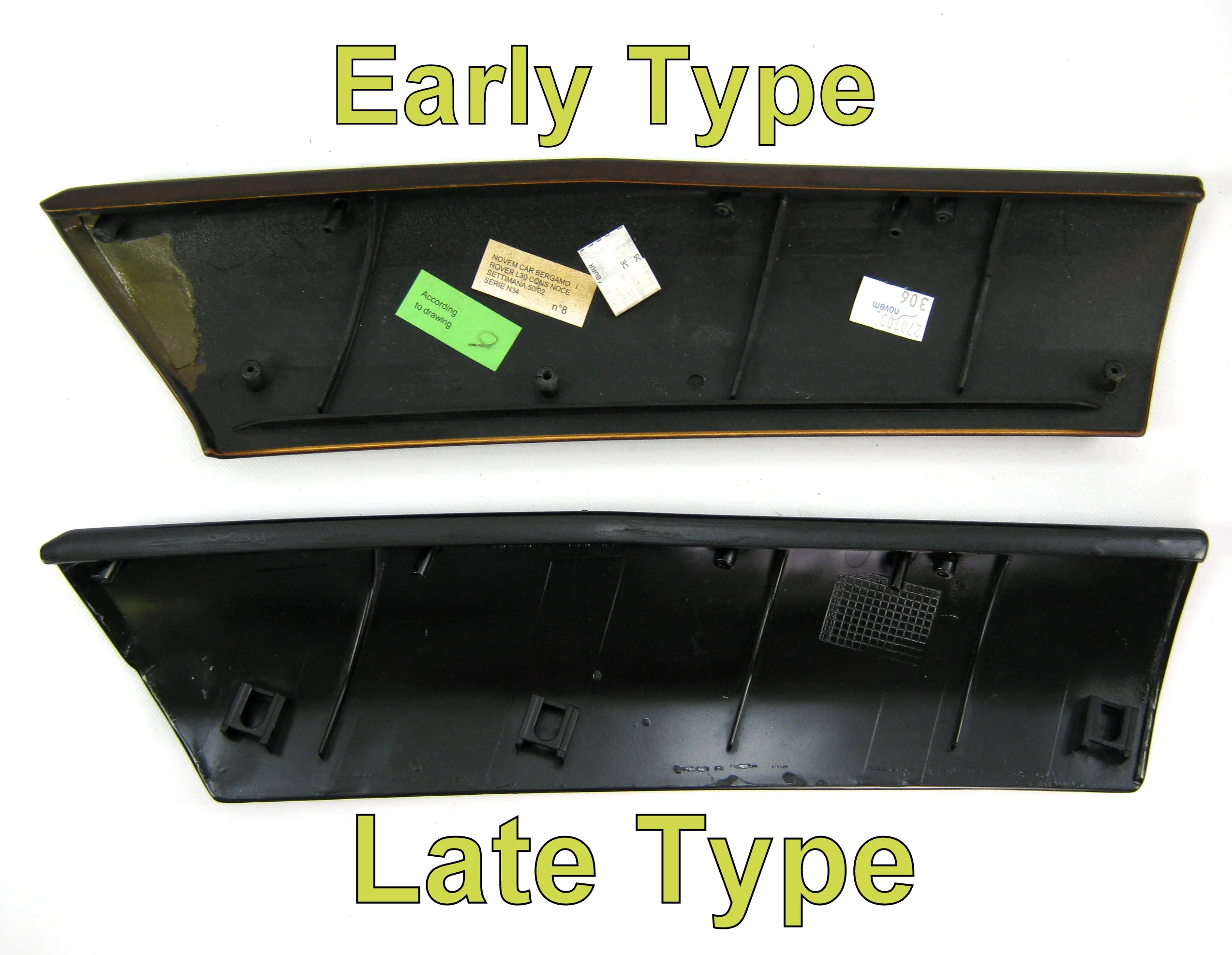 Black Piano Interior 4PC Dash kit for Range Rover L322 Vogue 06+ grand laquer - Image 6
