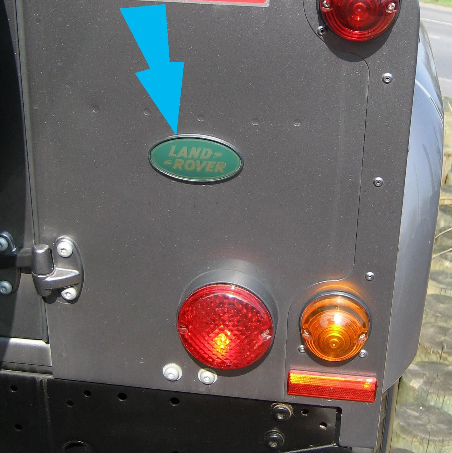 Black & Silver Badge on Chrome Plinth for Land Rover Defender - Image 2