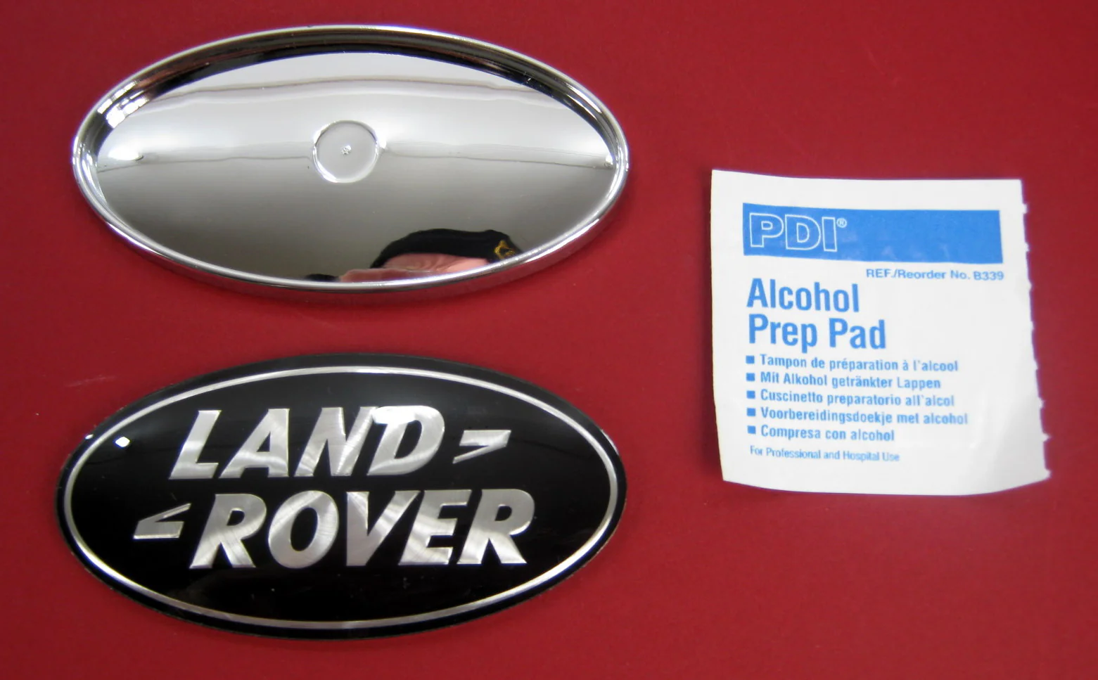 Black & Silver Badge on Chrome Plinth for Range Rover L405 - Image 8